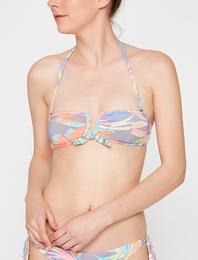 Desenli Bikini Üstü