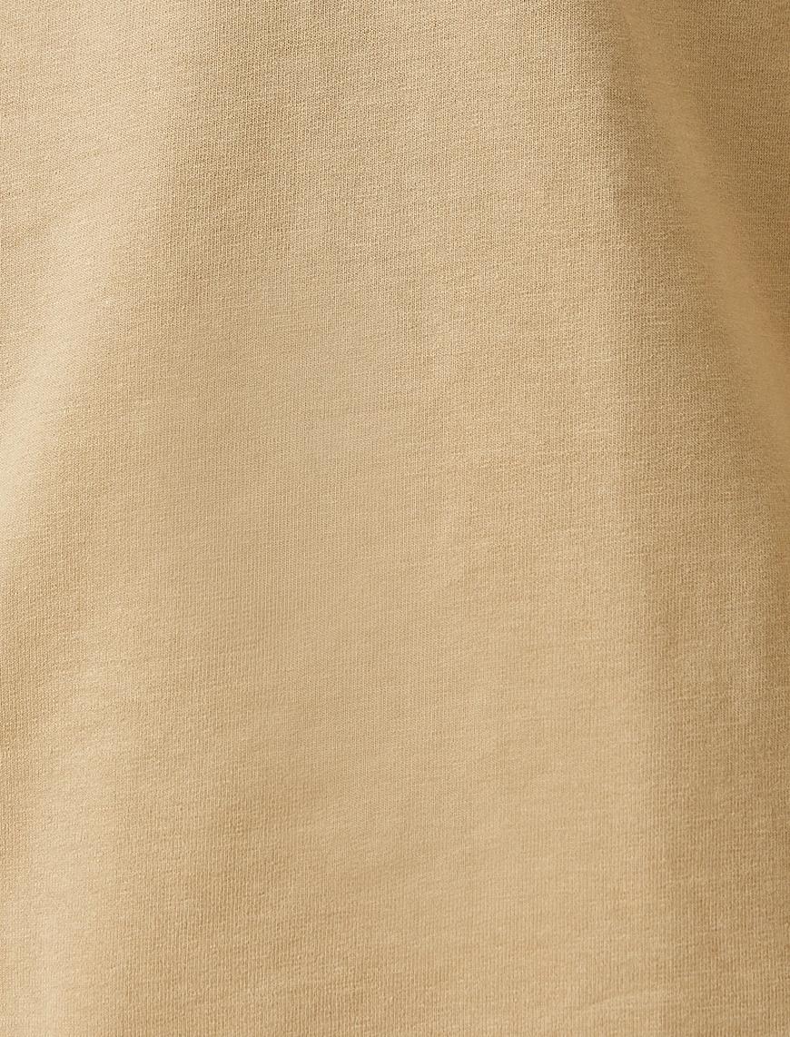   Bisiklet Baskılı Kapşonlu Sweatshirt