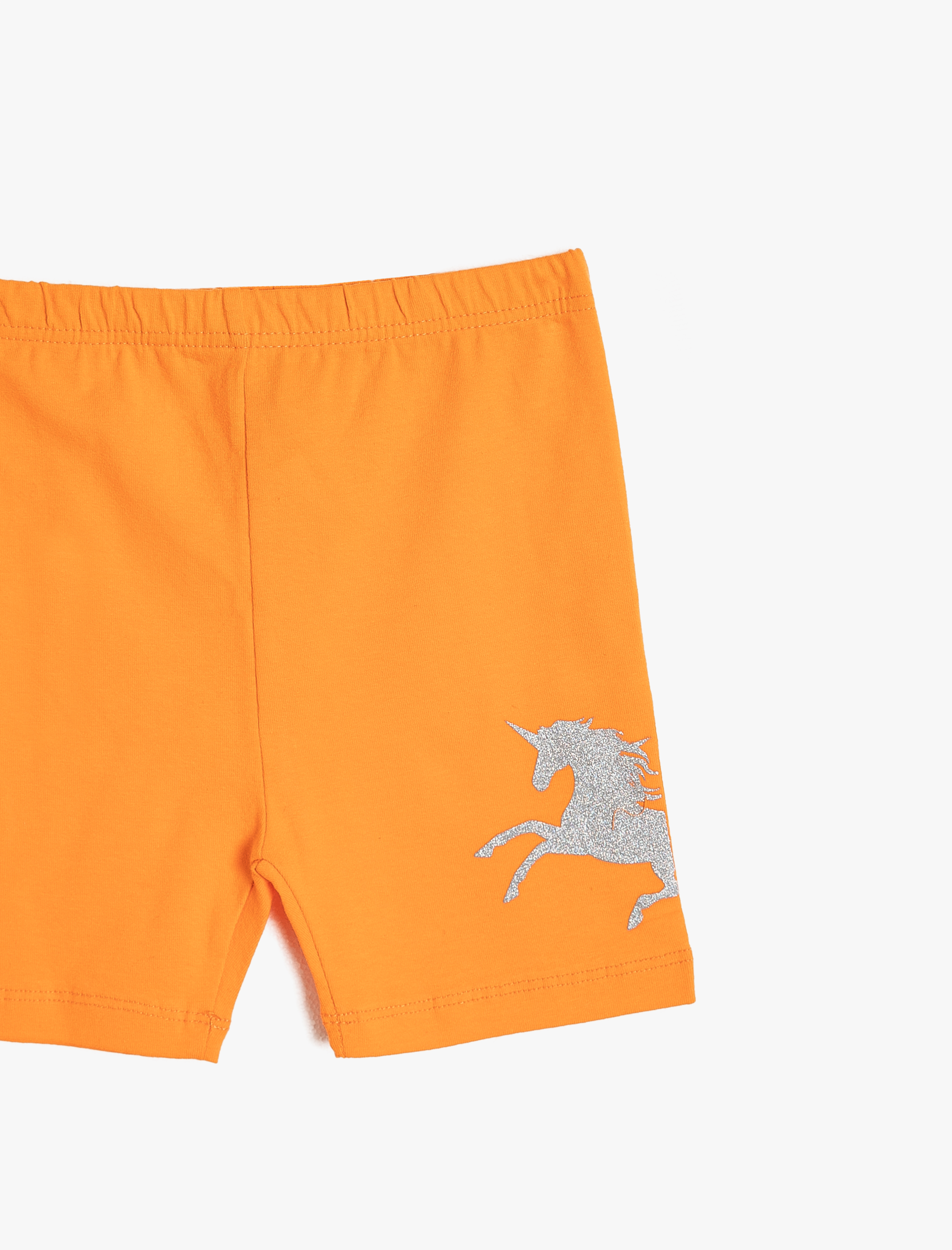  Kız Bebek Normal Bel Unicorn Baskılı Basic Tayt