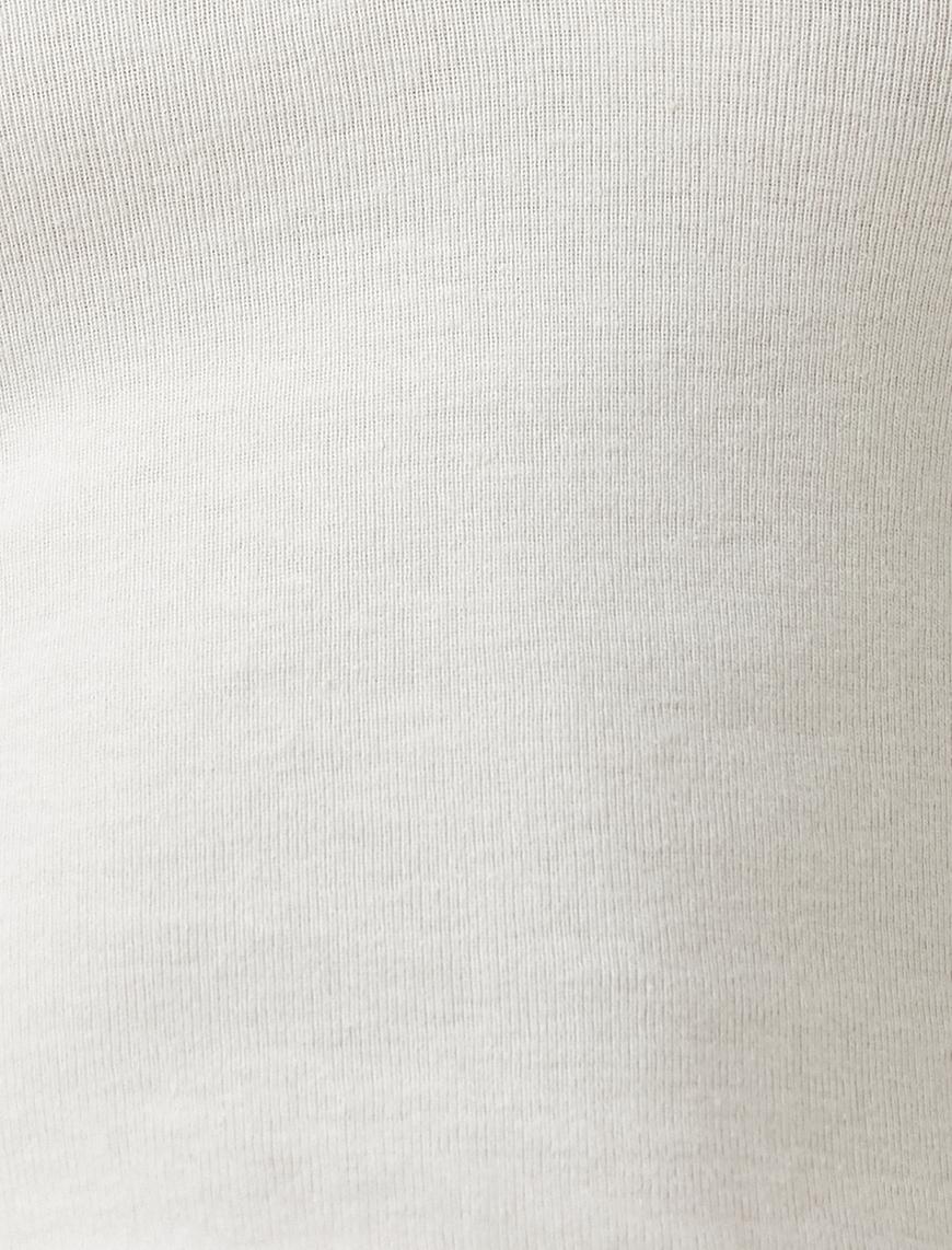   Polo Yaka Kolsuz Pamuklu Crop Atlet