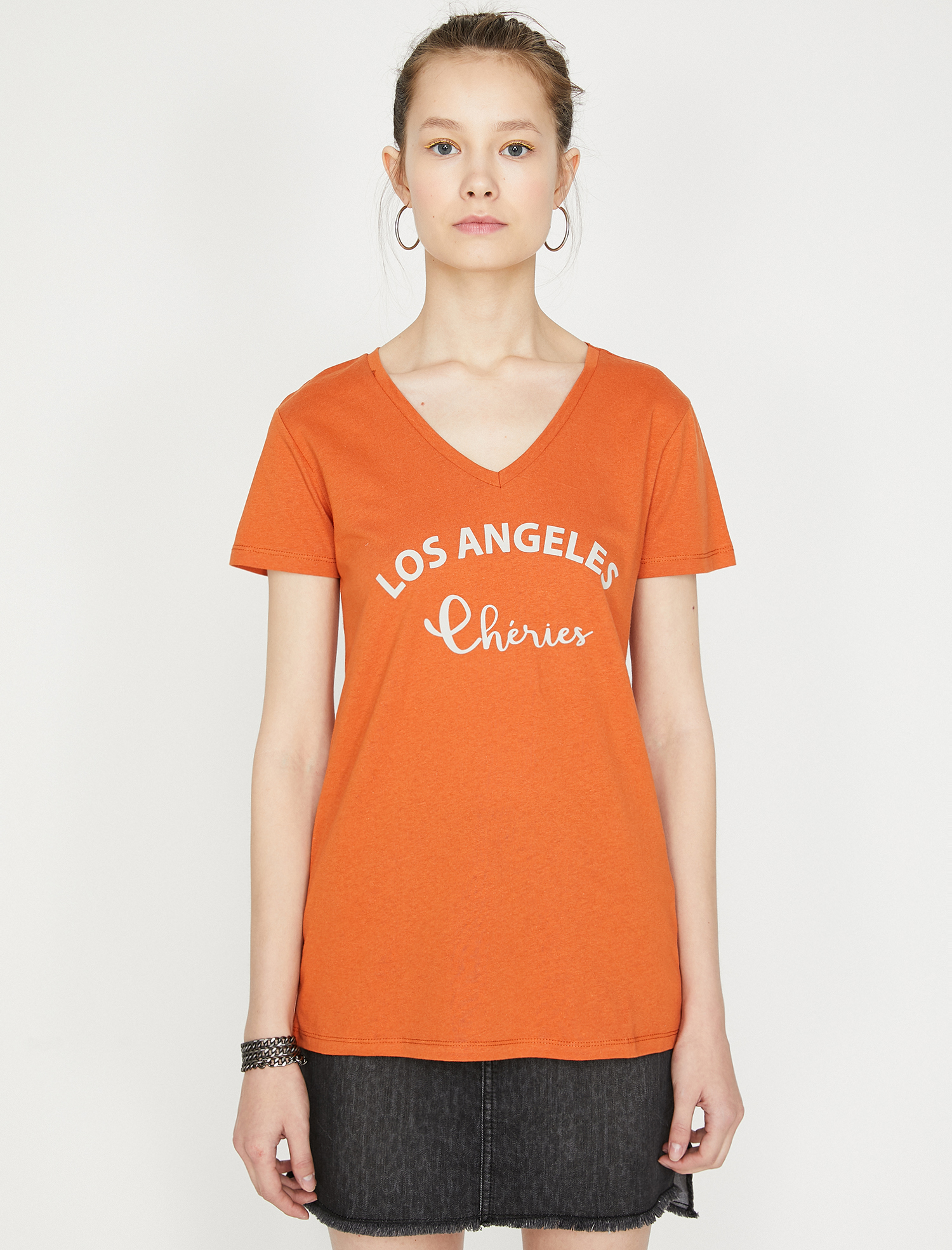   Yazılı Baskılı Tişört