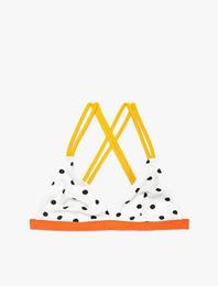 Puantiyeli Bikini Üstü