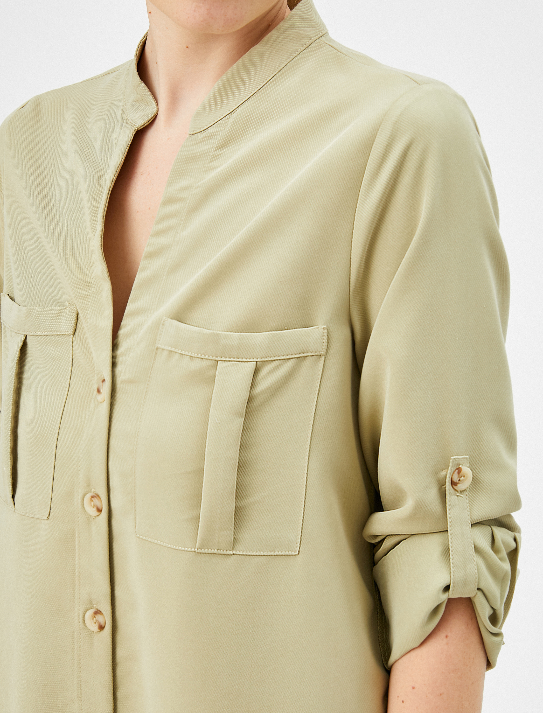   Cepli Elbise Düğmeli