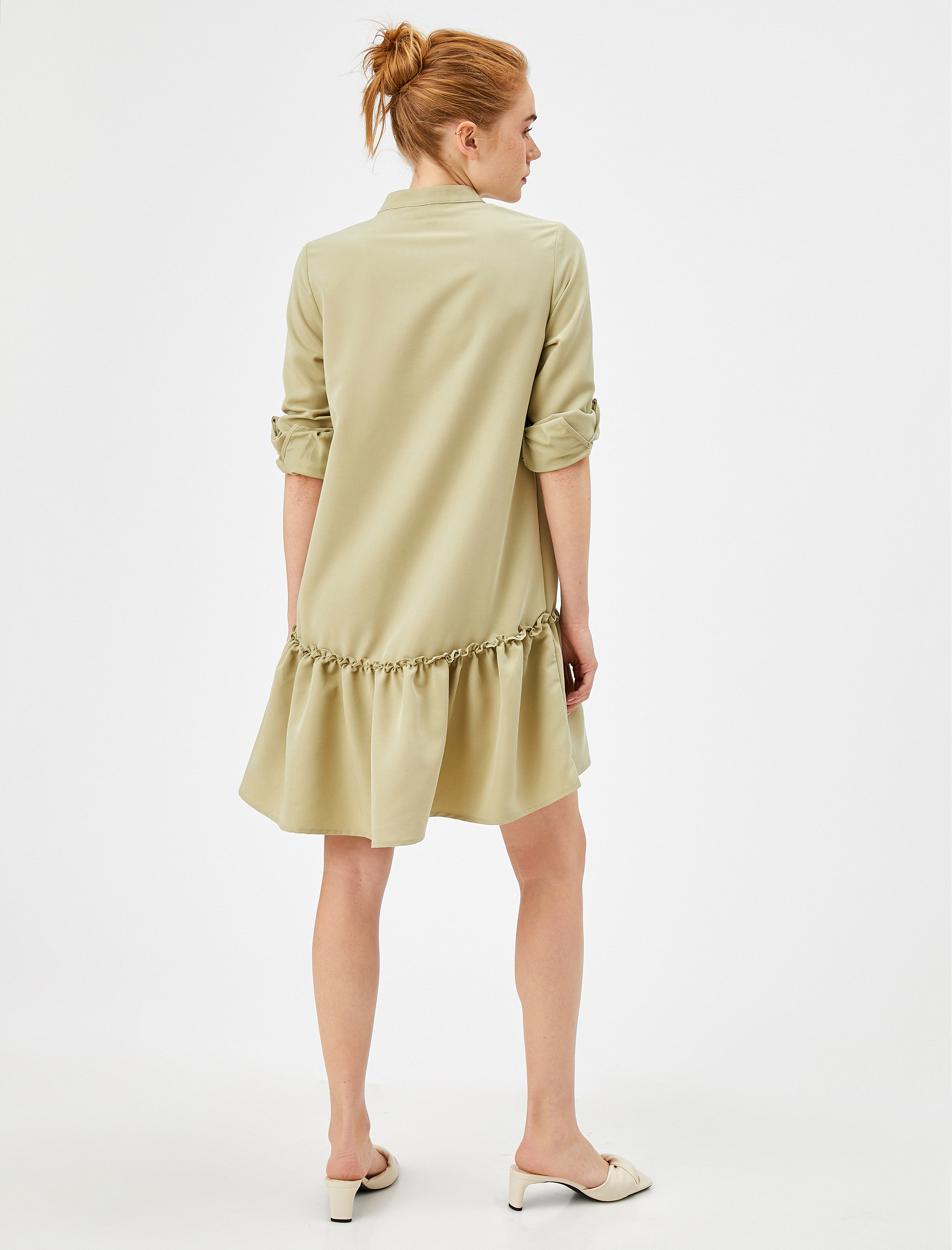   Cepli Elbise Düğmeli