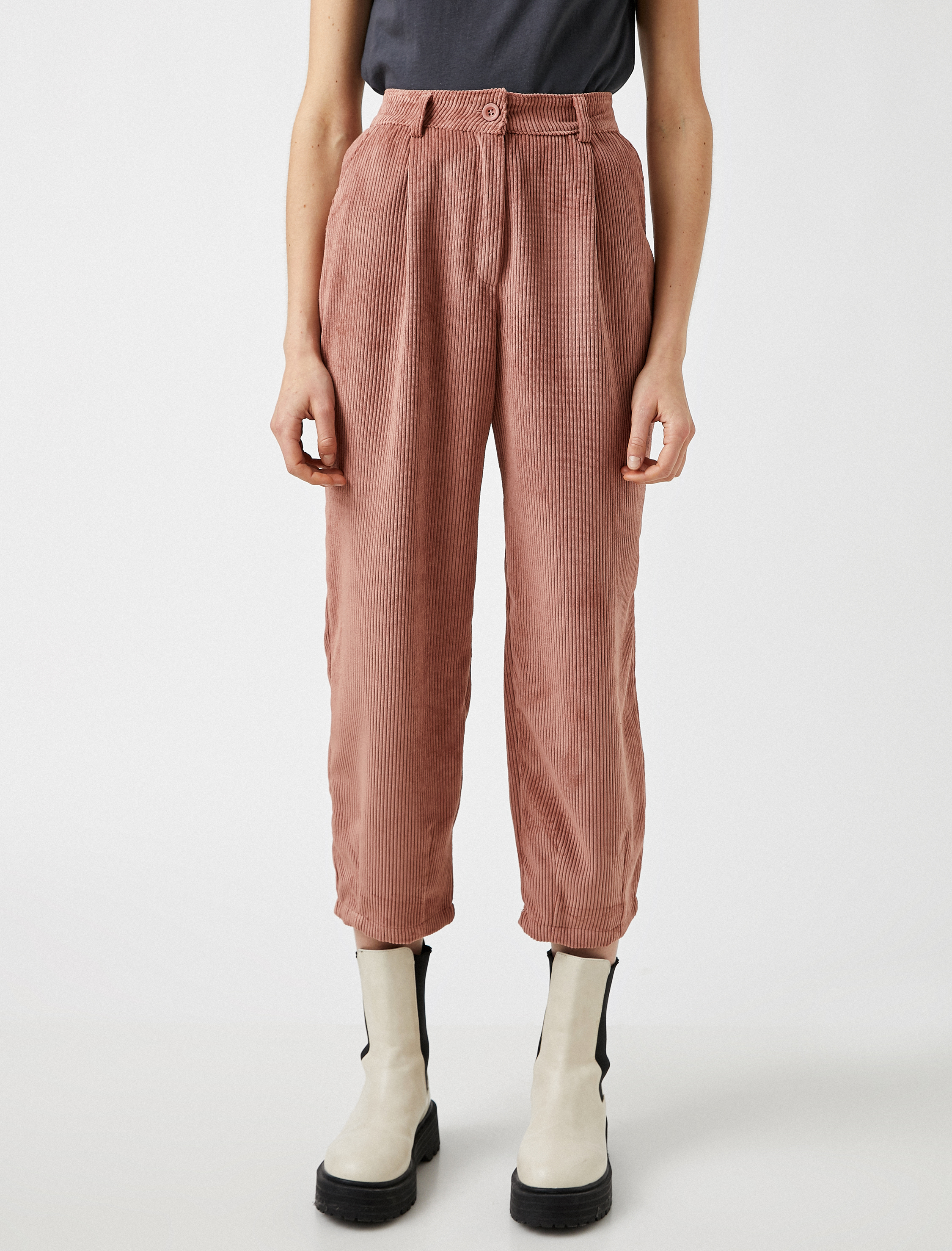   Fitilli Kadife Pantolon