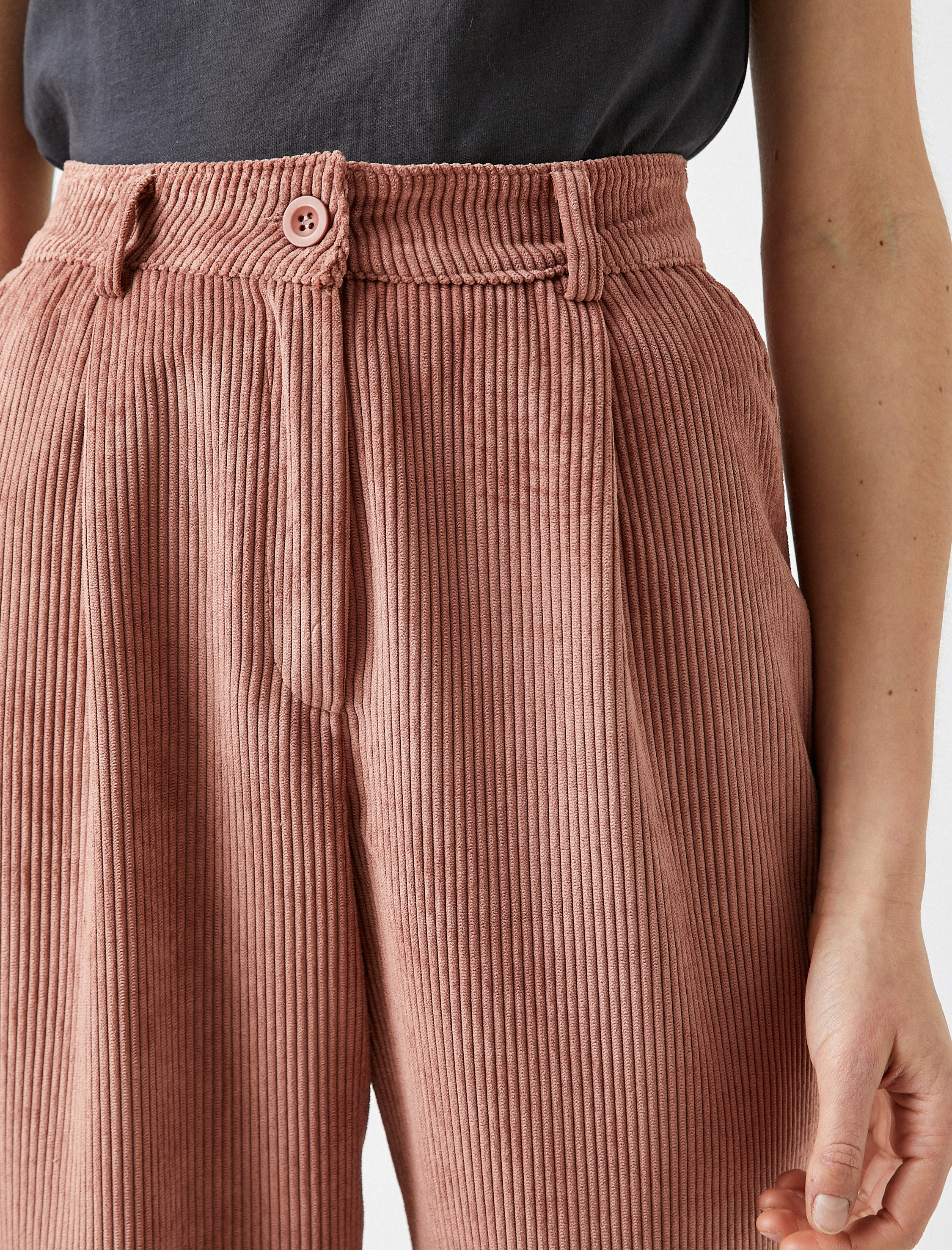   Fitilli Kadife Pantolon