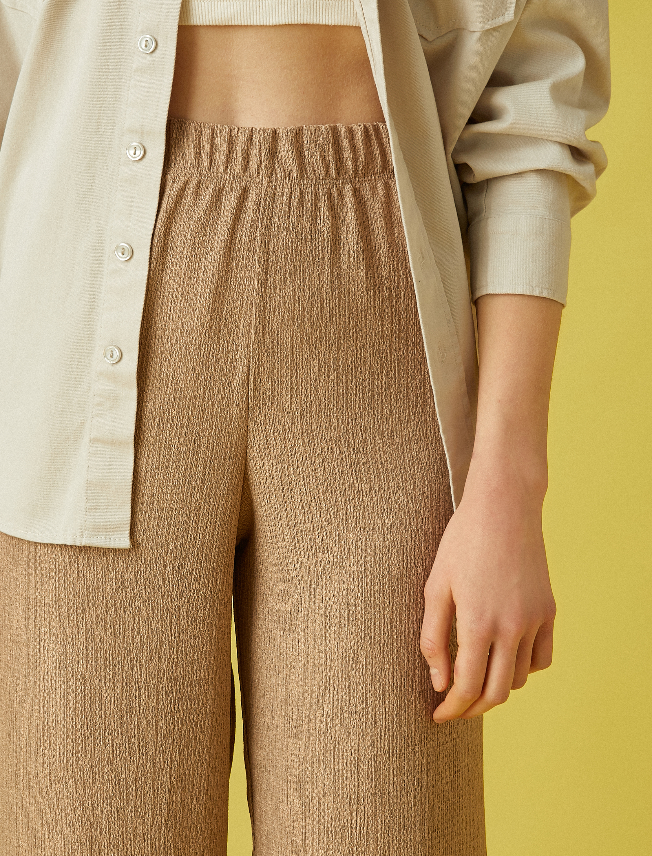   Kısa Pantolon Geniş Paça