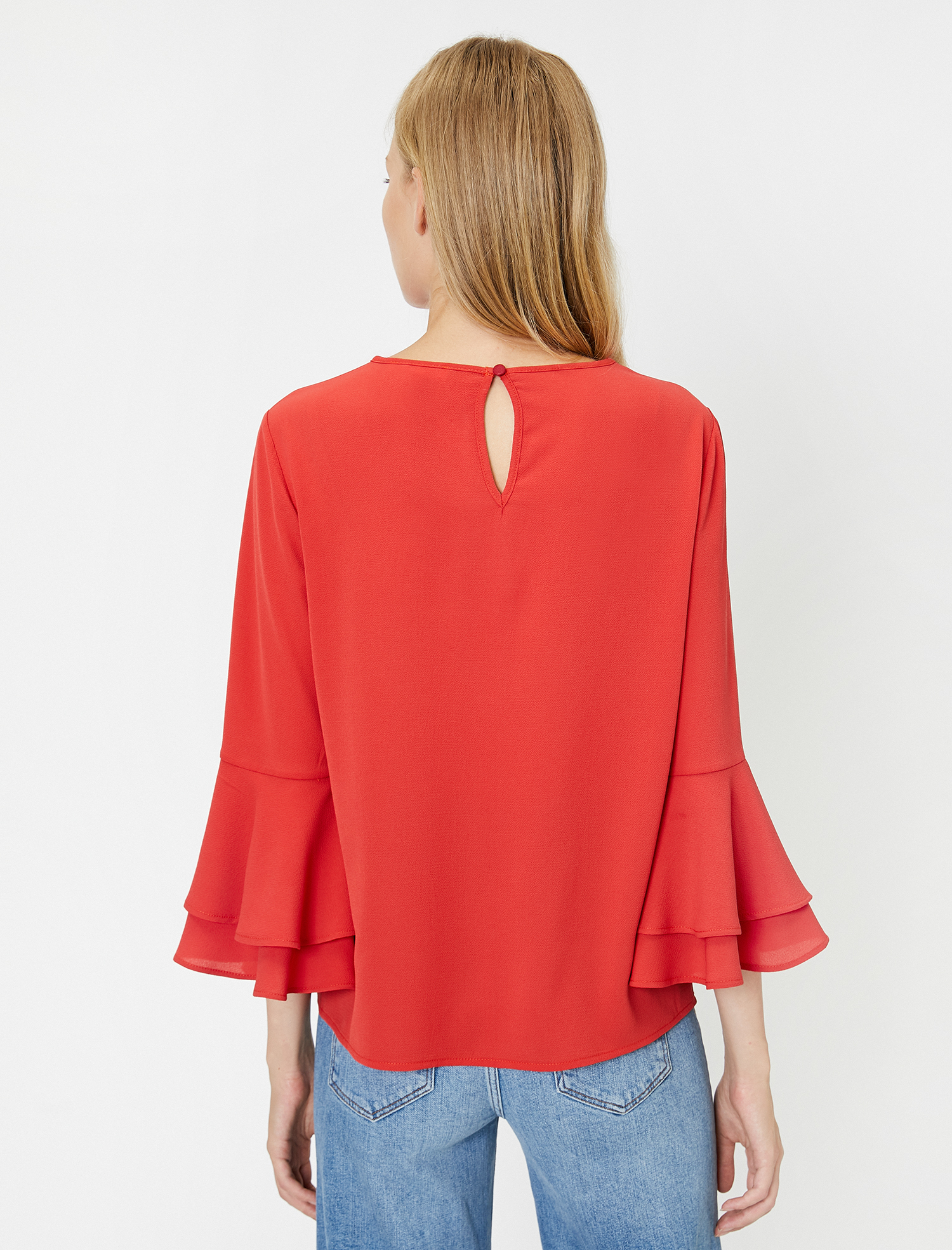   Kolları Volanlı Bluz