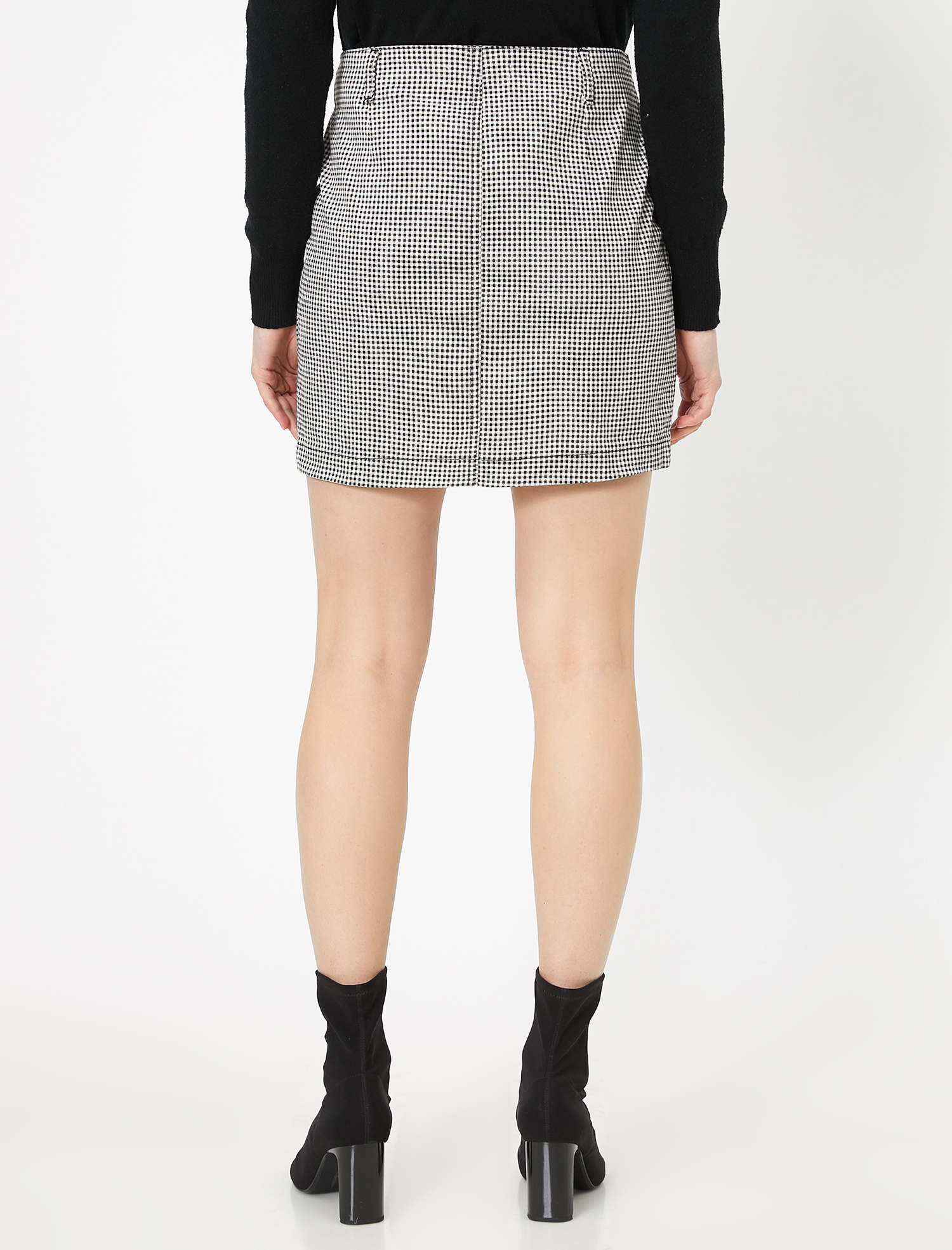   Fermuar Detaylı Etek