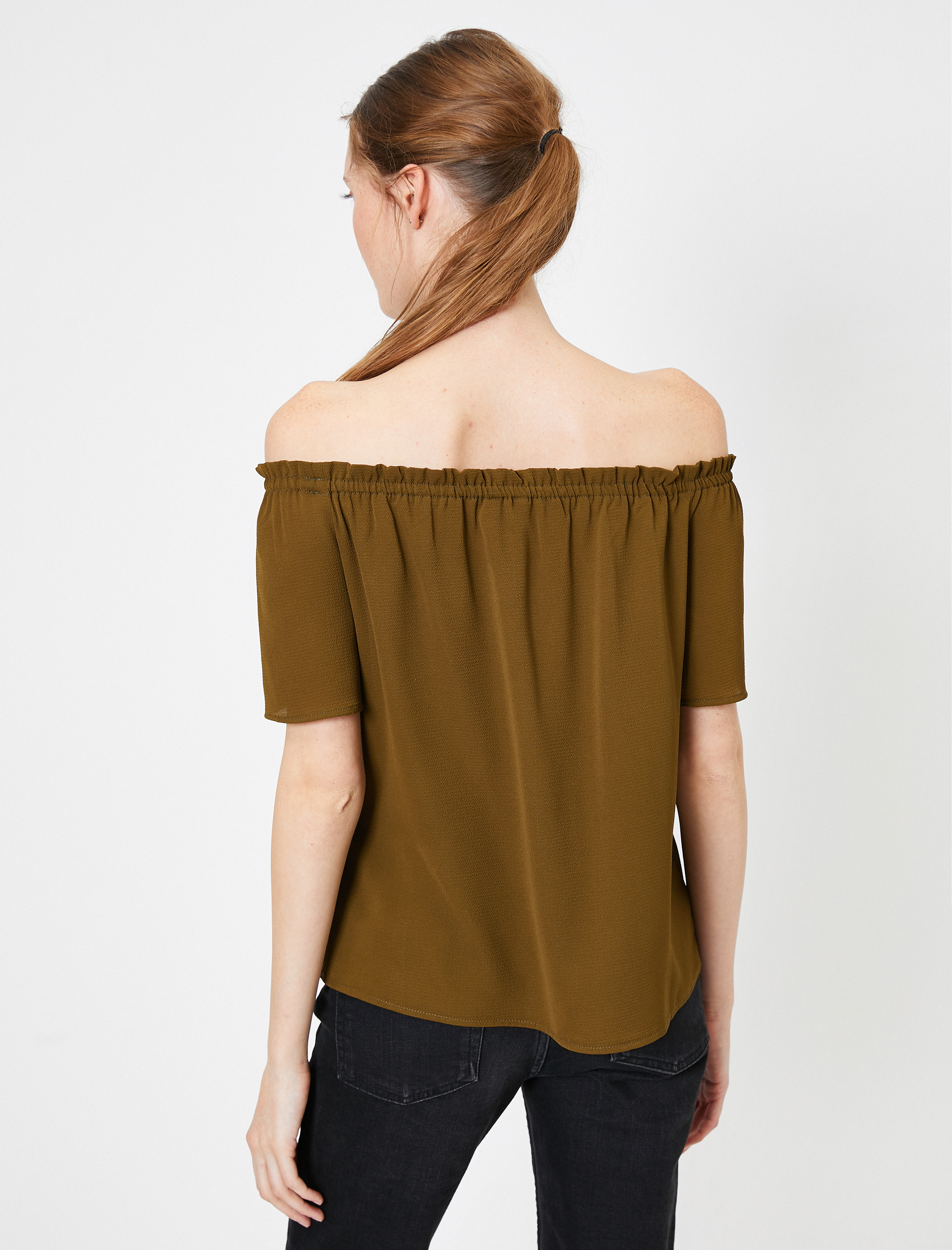 Düşük Omuzlu Gömlek