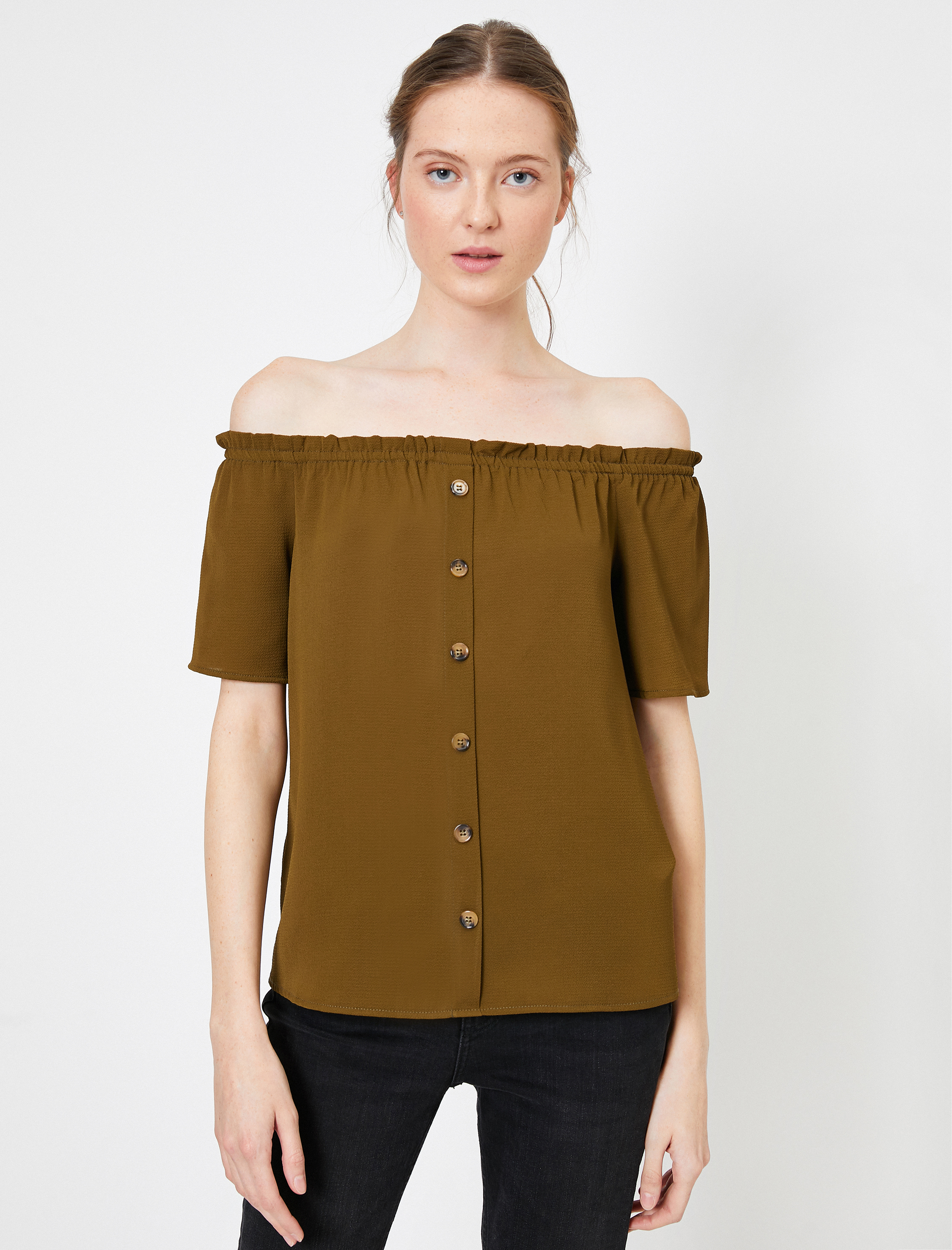 Düşük Omuzlu Gömlek