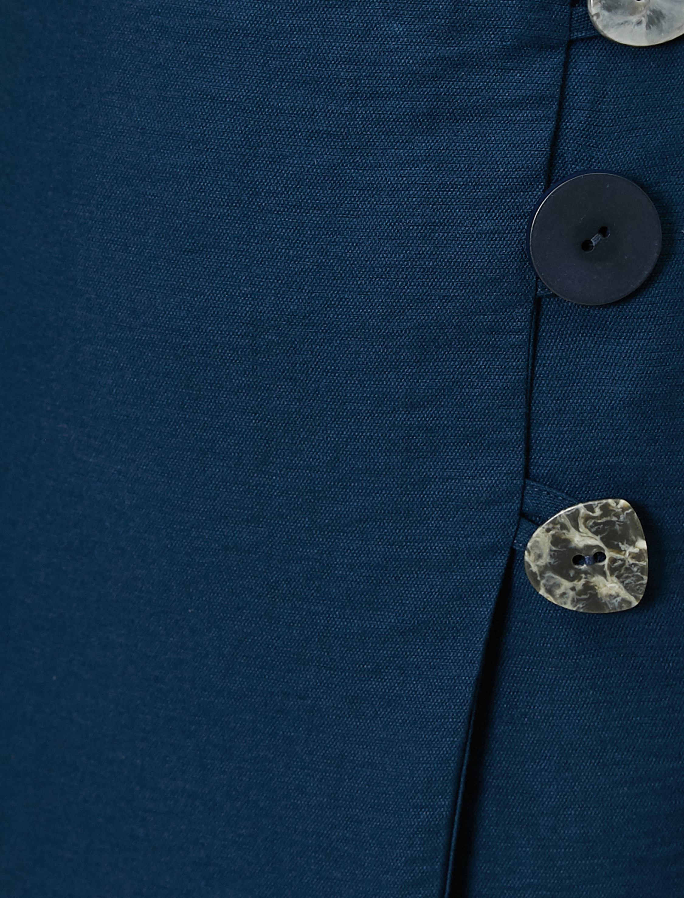   Düğmeli Şort Etek