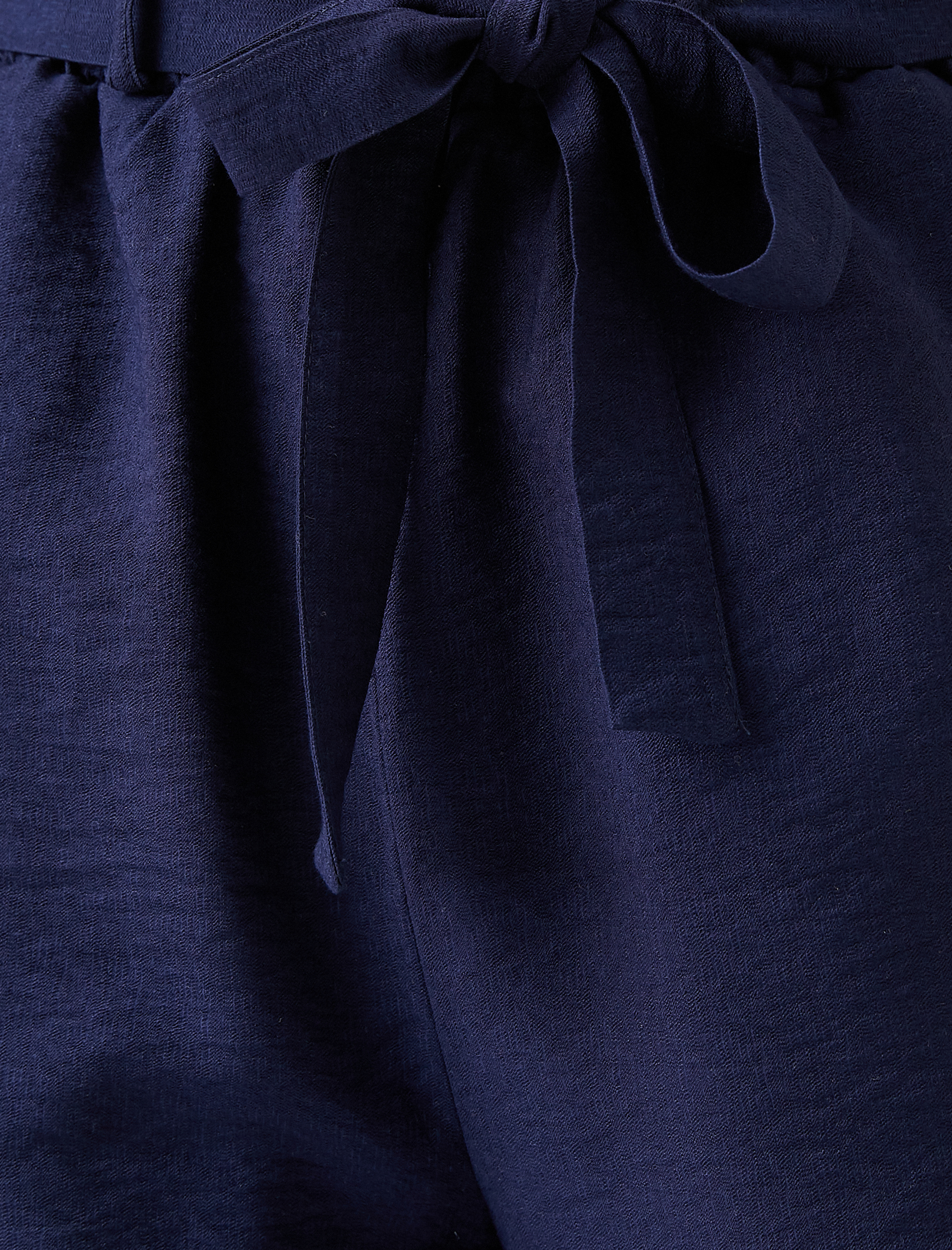   Beli Bağlamalı Yüksek Bel Şort