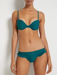 Fırfır Detaylı Bikini Üstü