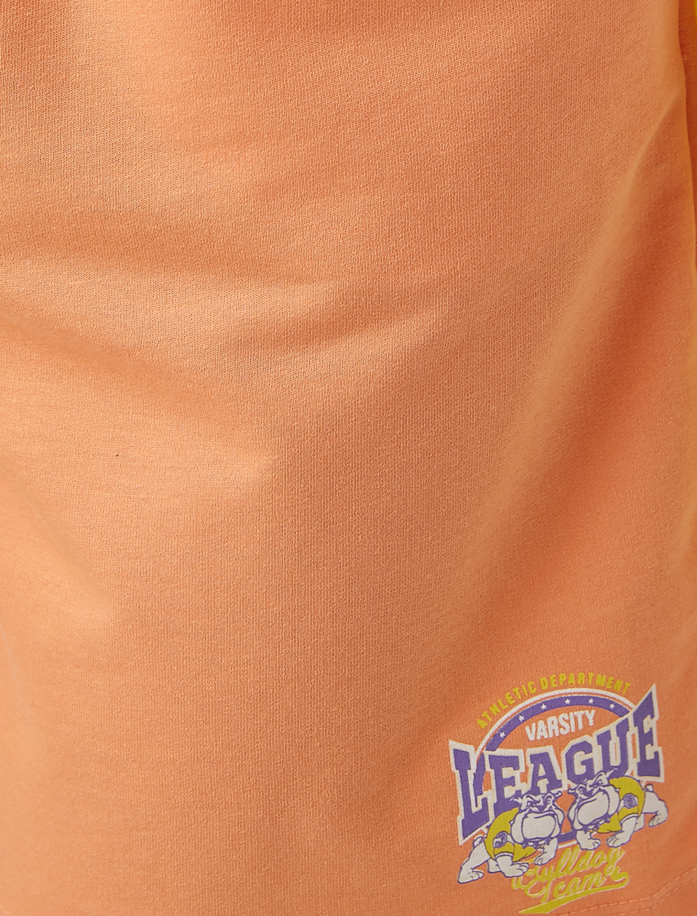   Yüksek Bel Baskılı Şort