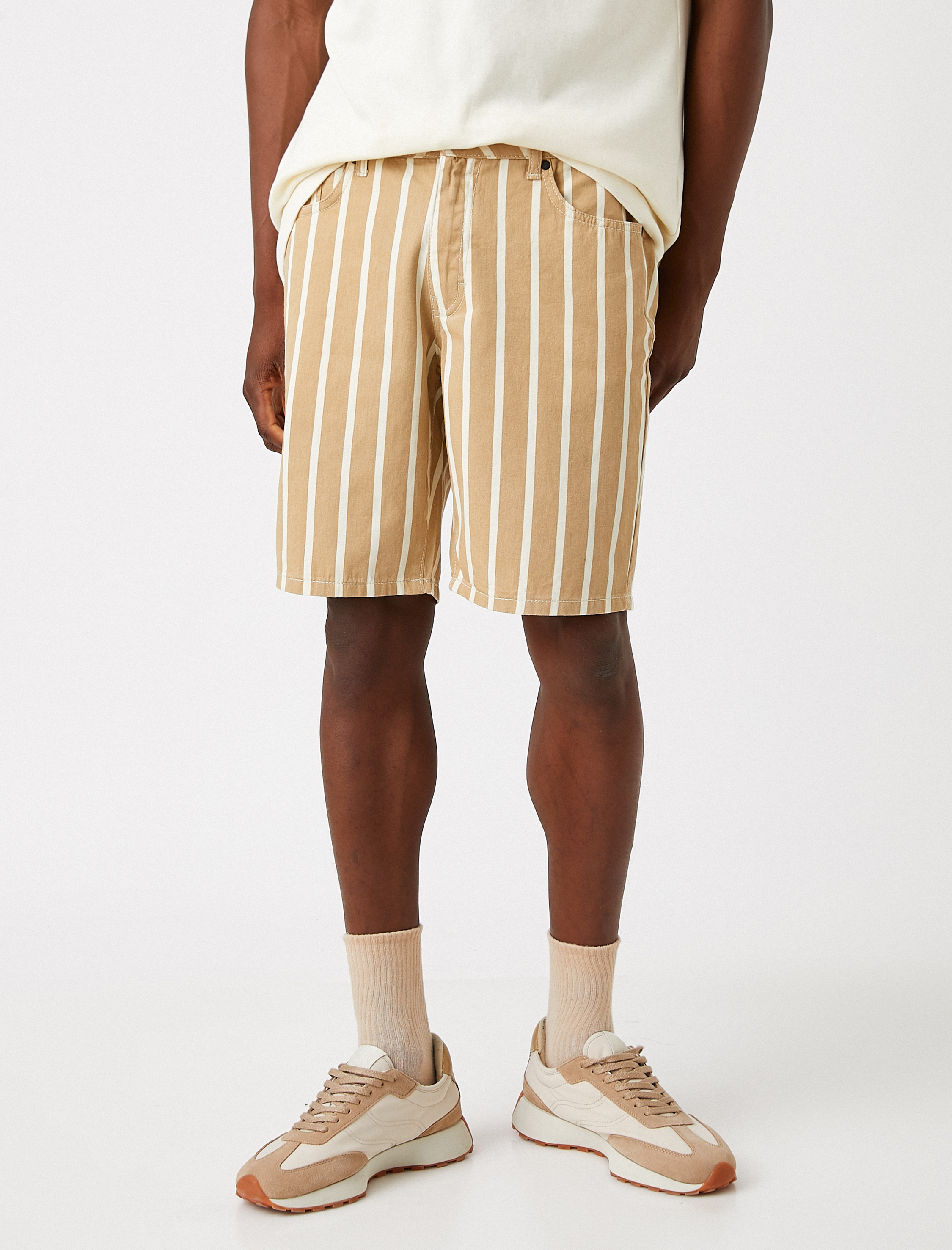   Gabardin Şort Cepli