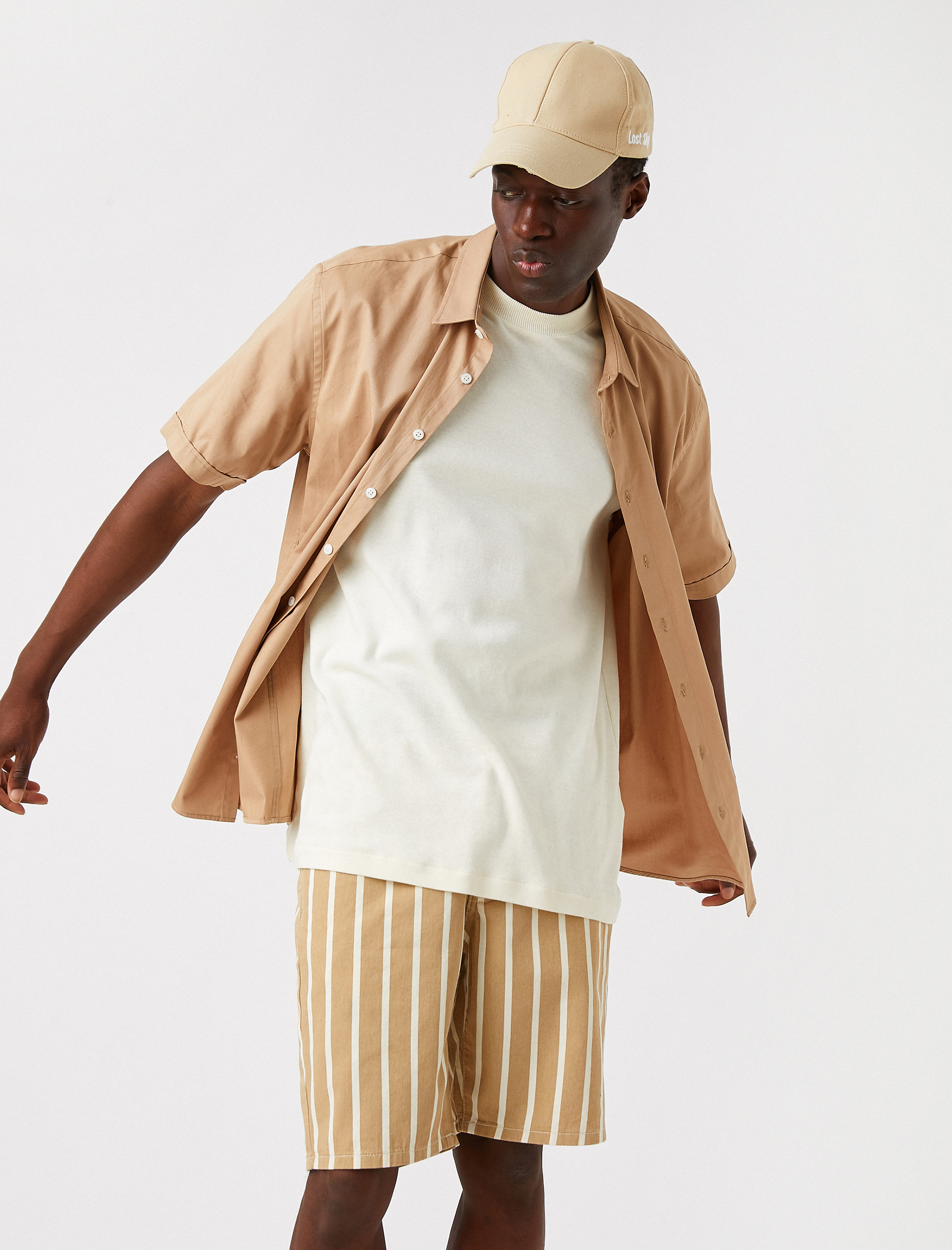   Gabardin Şort Cepli