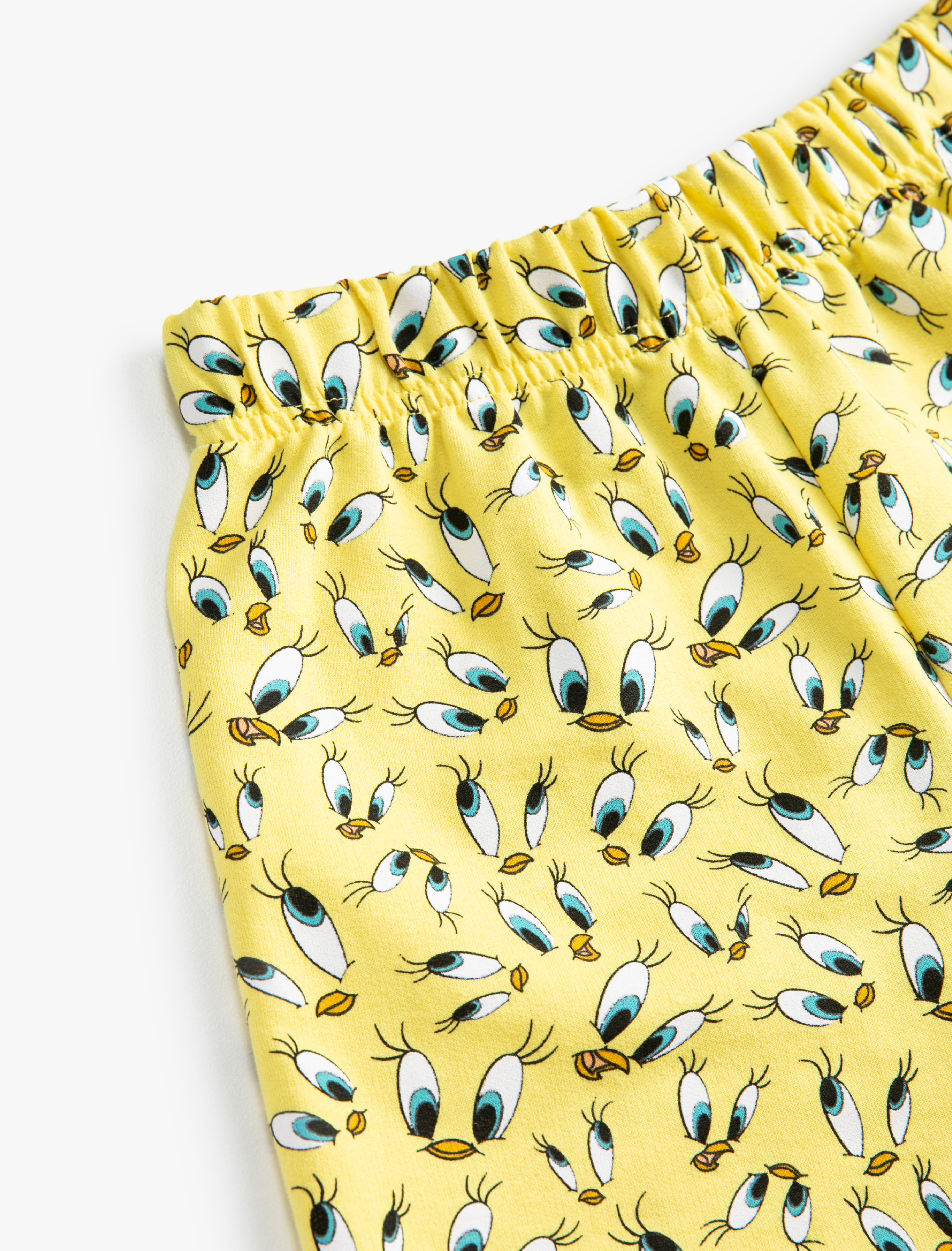  Kız Çocuk Tweety Lisanslı Baskılı Oversize Şort