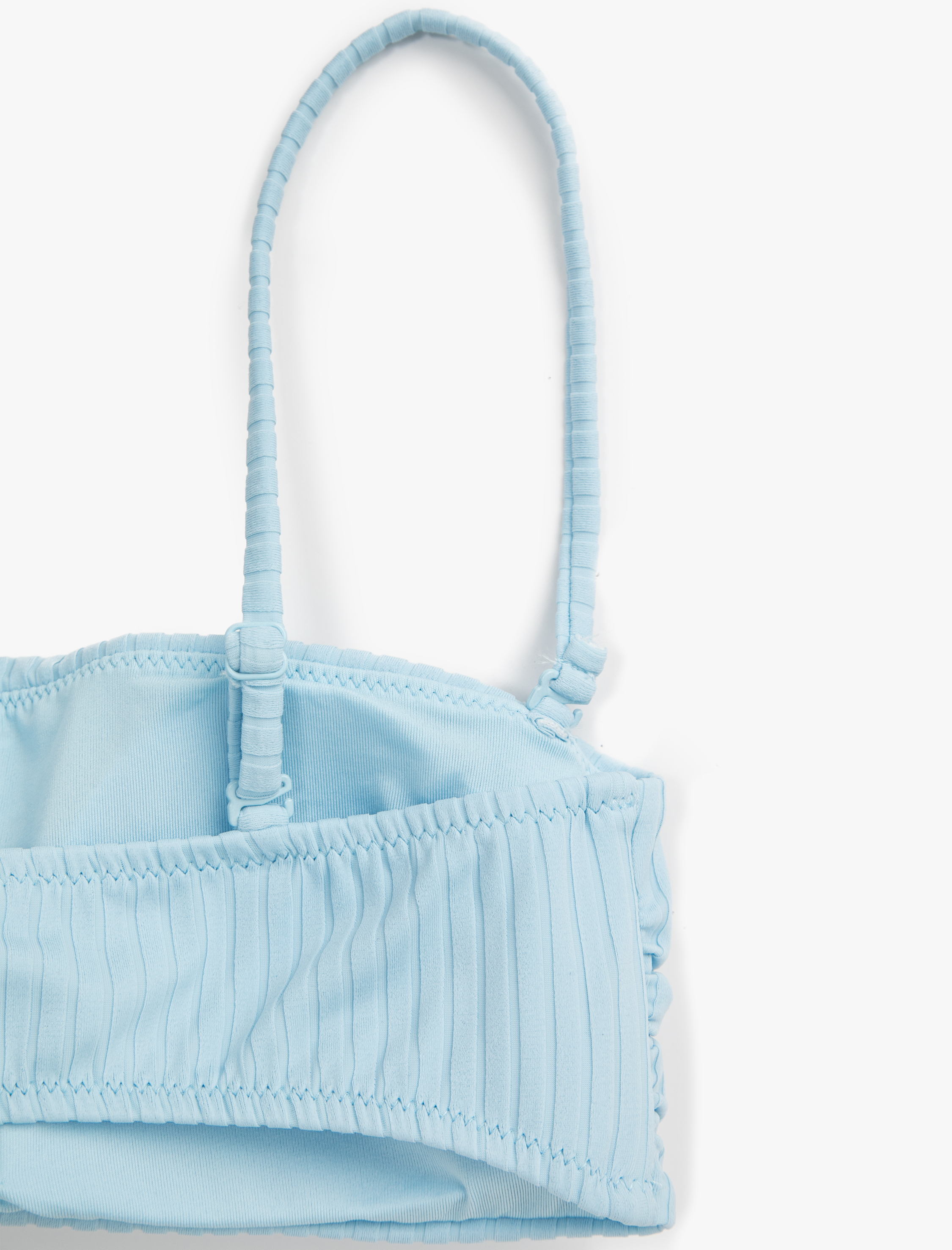   Çizgili Bikini Üst