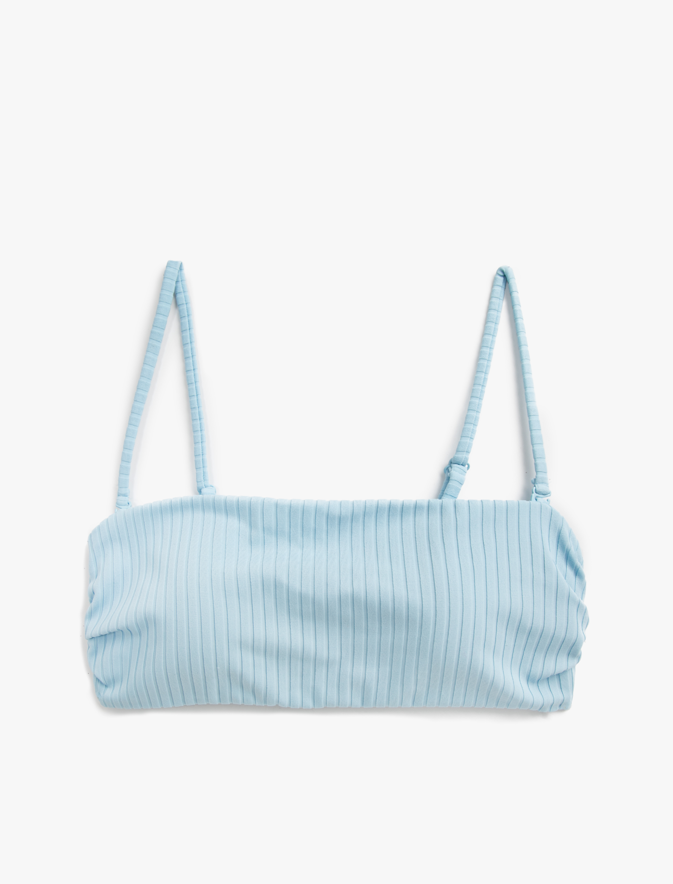   Çizgili Bikini Üst