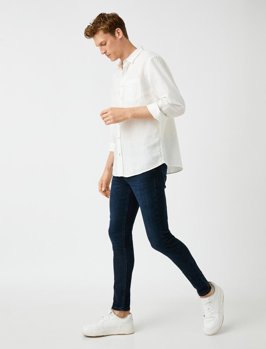   Super Skinny Fit Kot Pantolon - Justin Jean