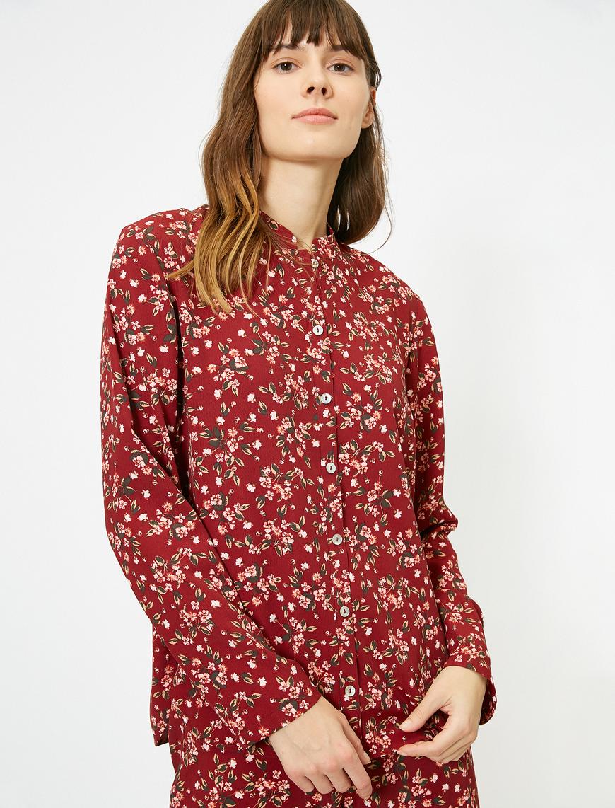   Desenli Pijama Üstü