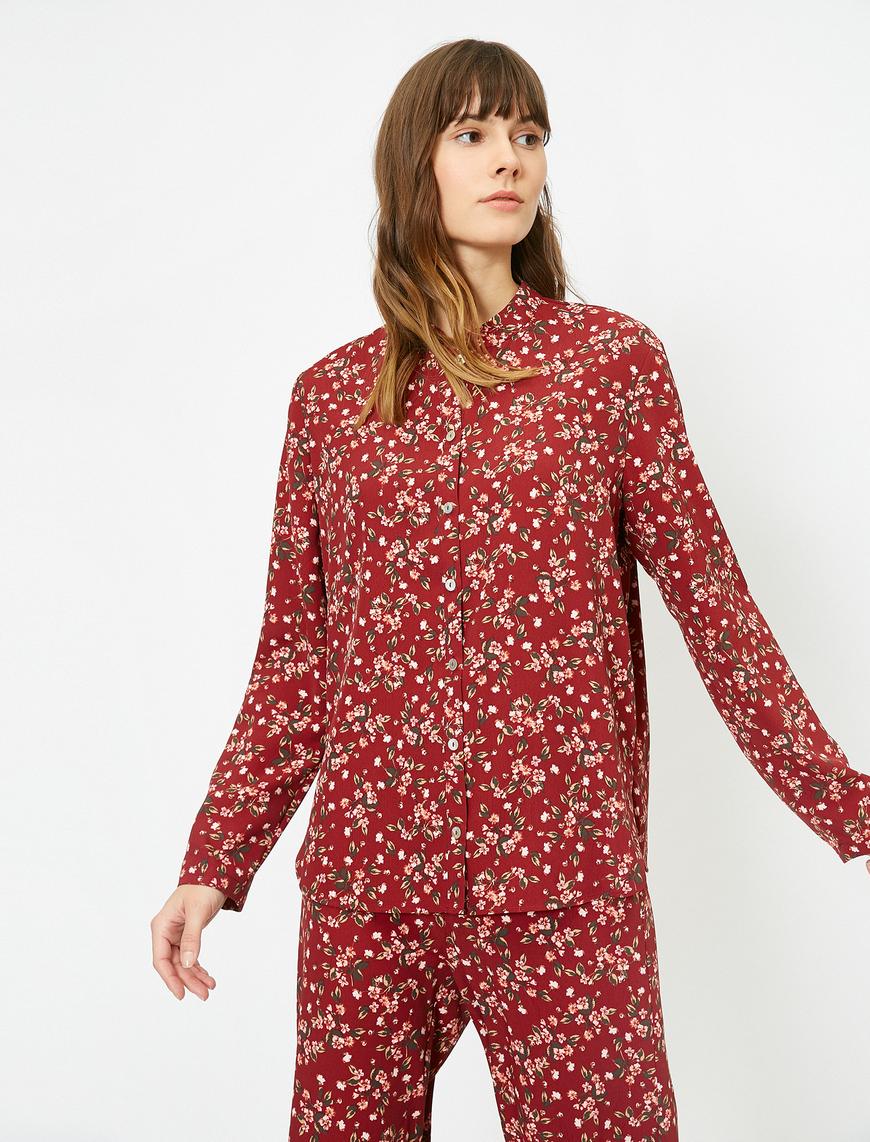   Desenli Pijama Üstü