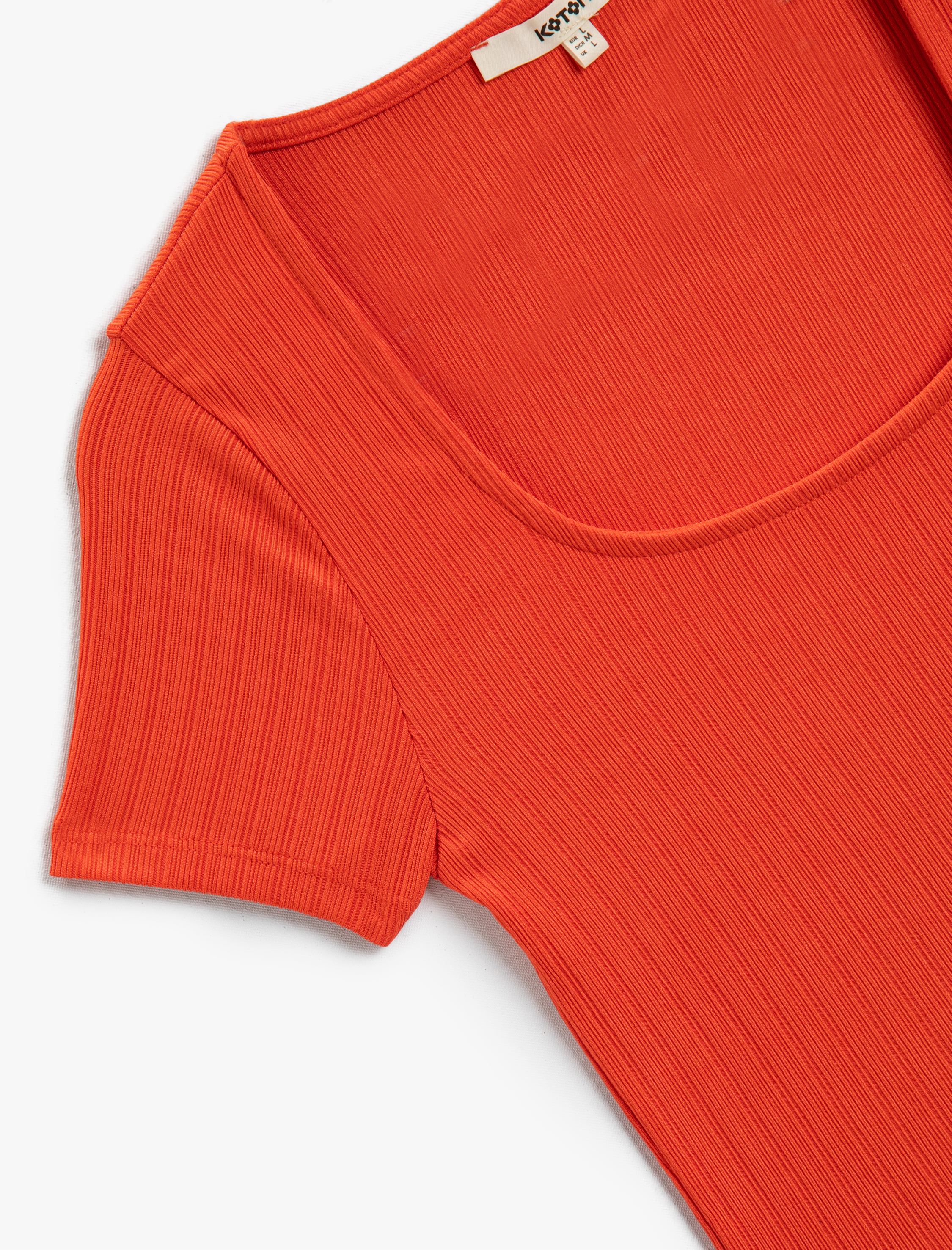   Kısa Kollu Tişört Ribanalı