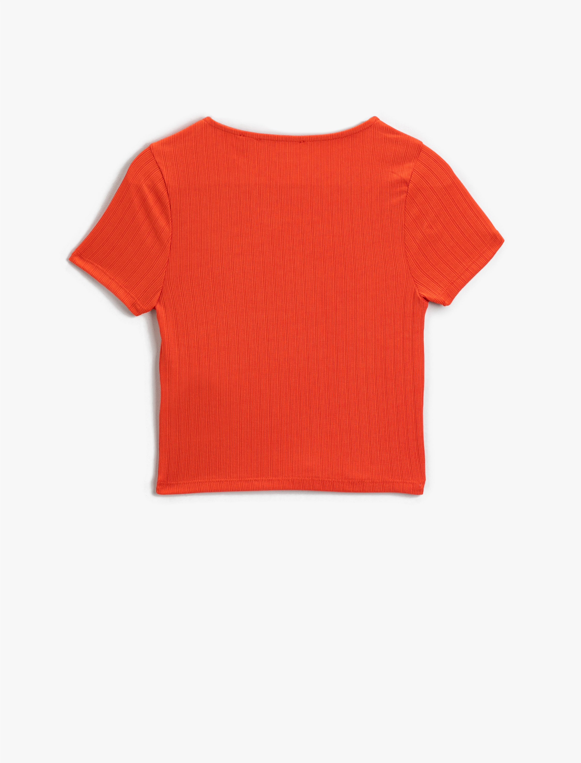   Kısa Kollu Tişört Ribanalı