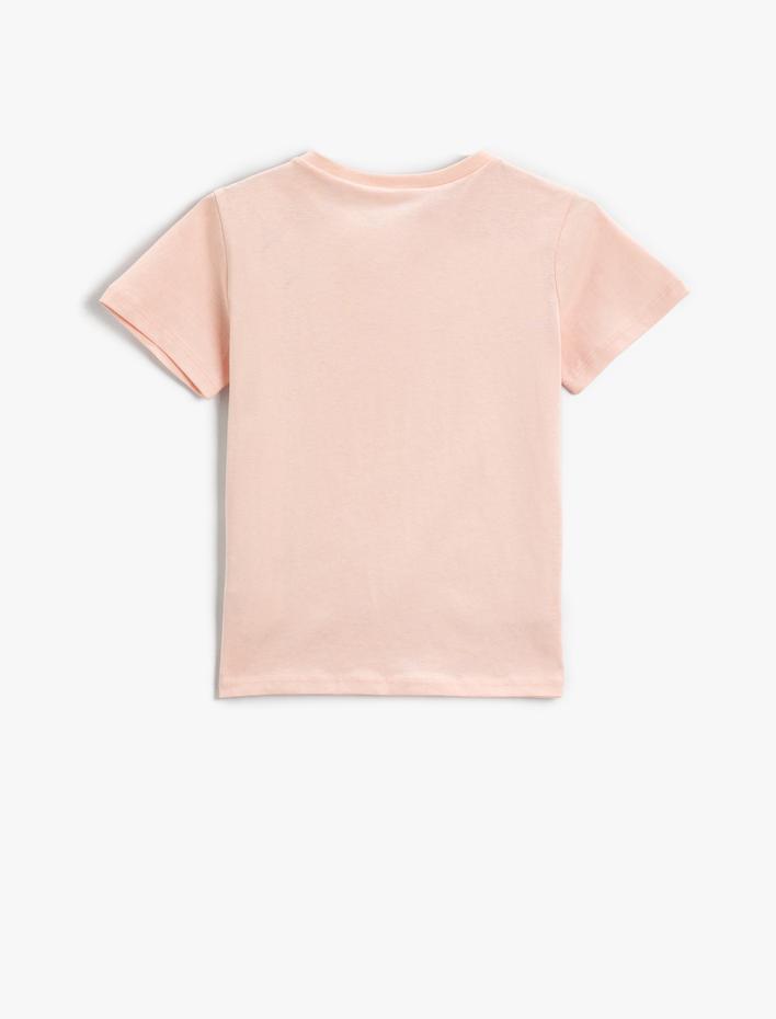 Erkek Çocuk Kuru Kafa İşlemeli Tişört Pamuklu Bisiklet Yaka Kısa Kollu