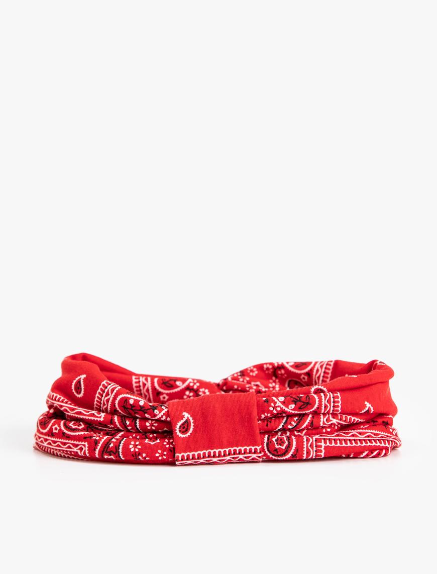  Kadın Bandana Saç Bandı Desenli