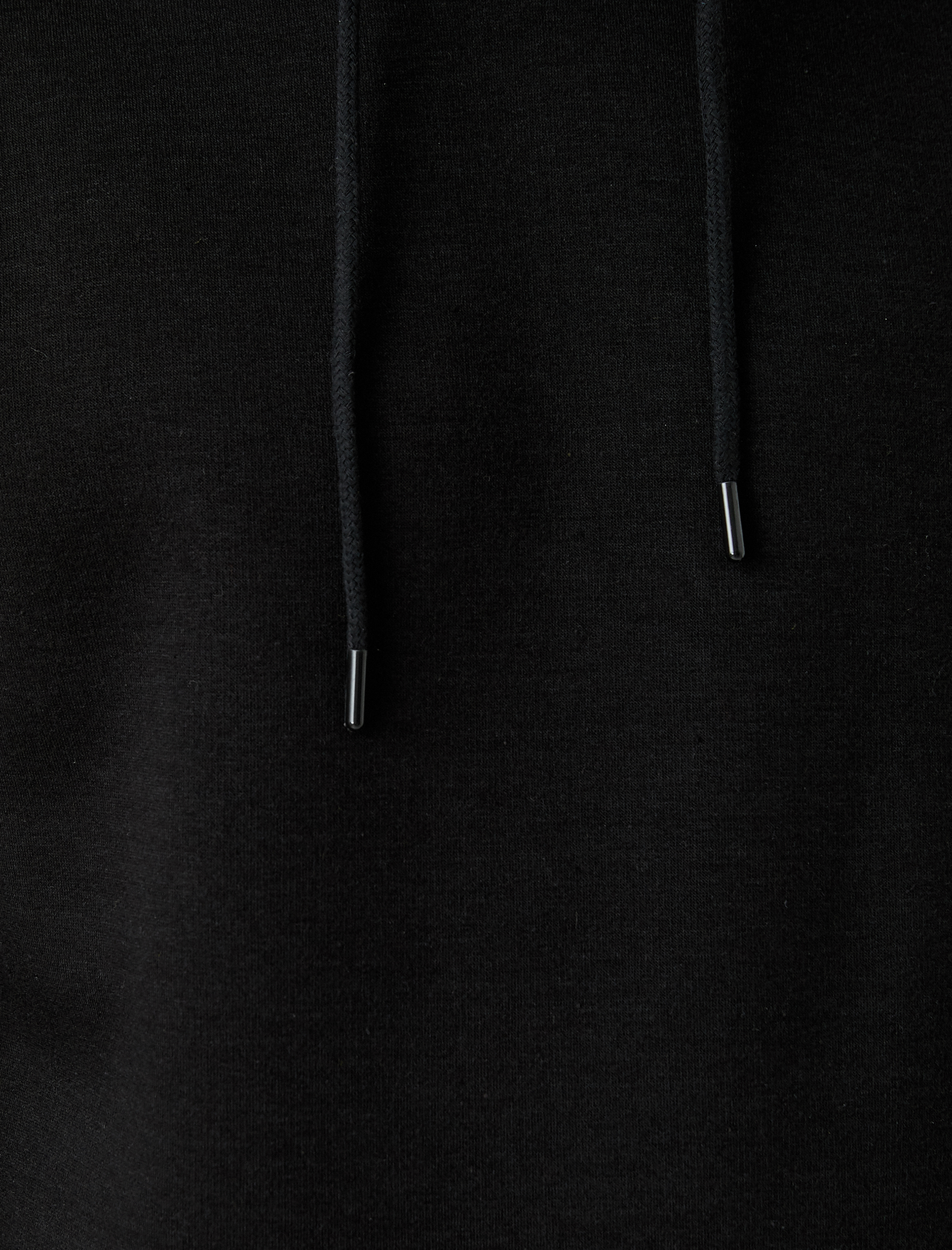   Basic Kapşonlu Sweatshirt Şardonlu