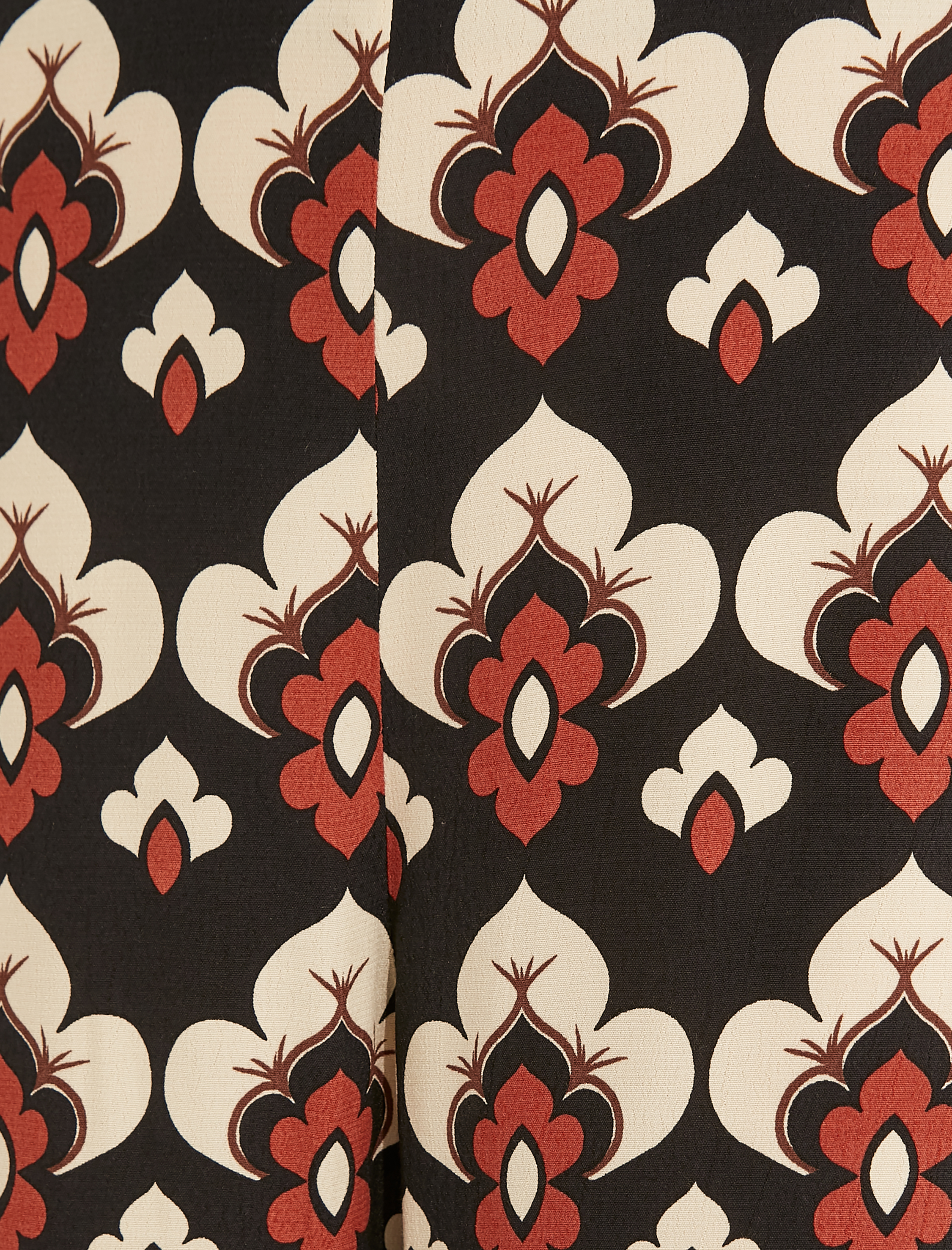   Melis Ağazat X Koton - Desenli Bol Paça Pantolon