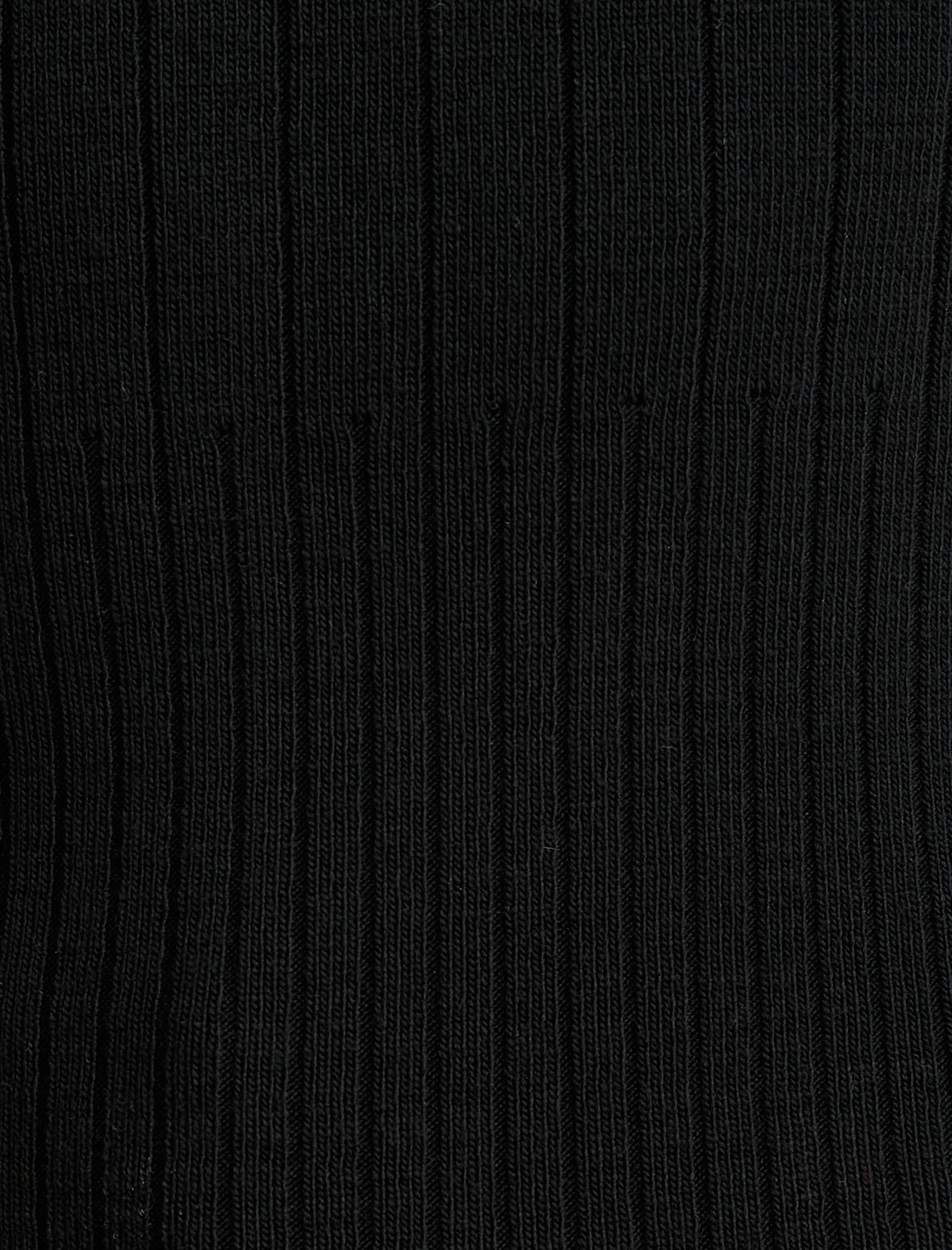   Dik Yaka Triko Kısa Kollu Kaşmir Dokulu