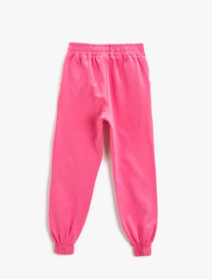 Kız Çocuk Los Angeles Baskılı Jogger Eşofman Altı Pamuklu