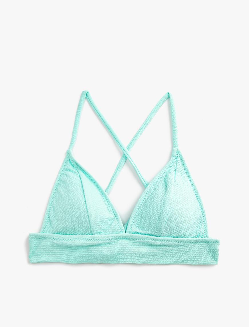   İnce Askılı Bralette Bikini Üst