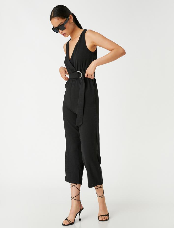  Kolsuz Tulum Kemer Detaylı Saten Görünümlü