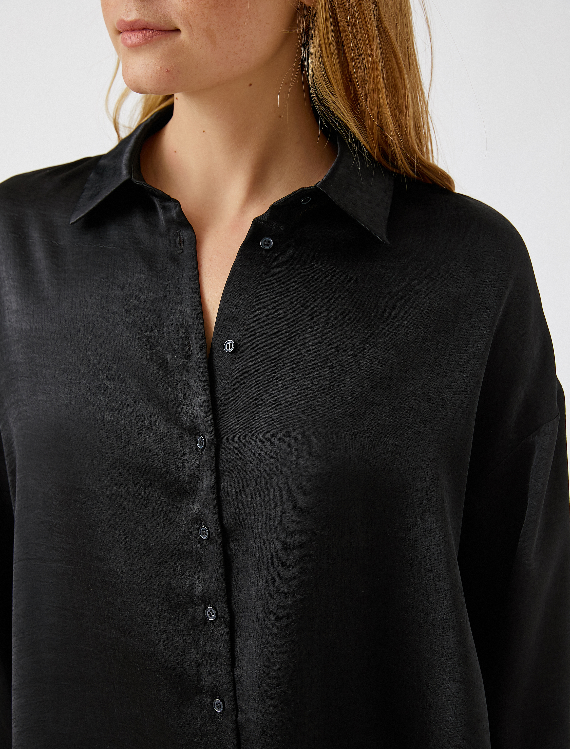   Basic Gömlek Uzun Kollu