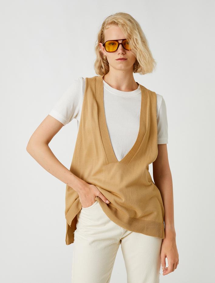  Derin V Yaka Süveter