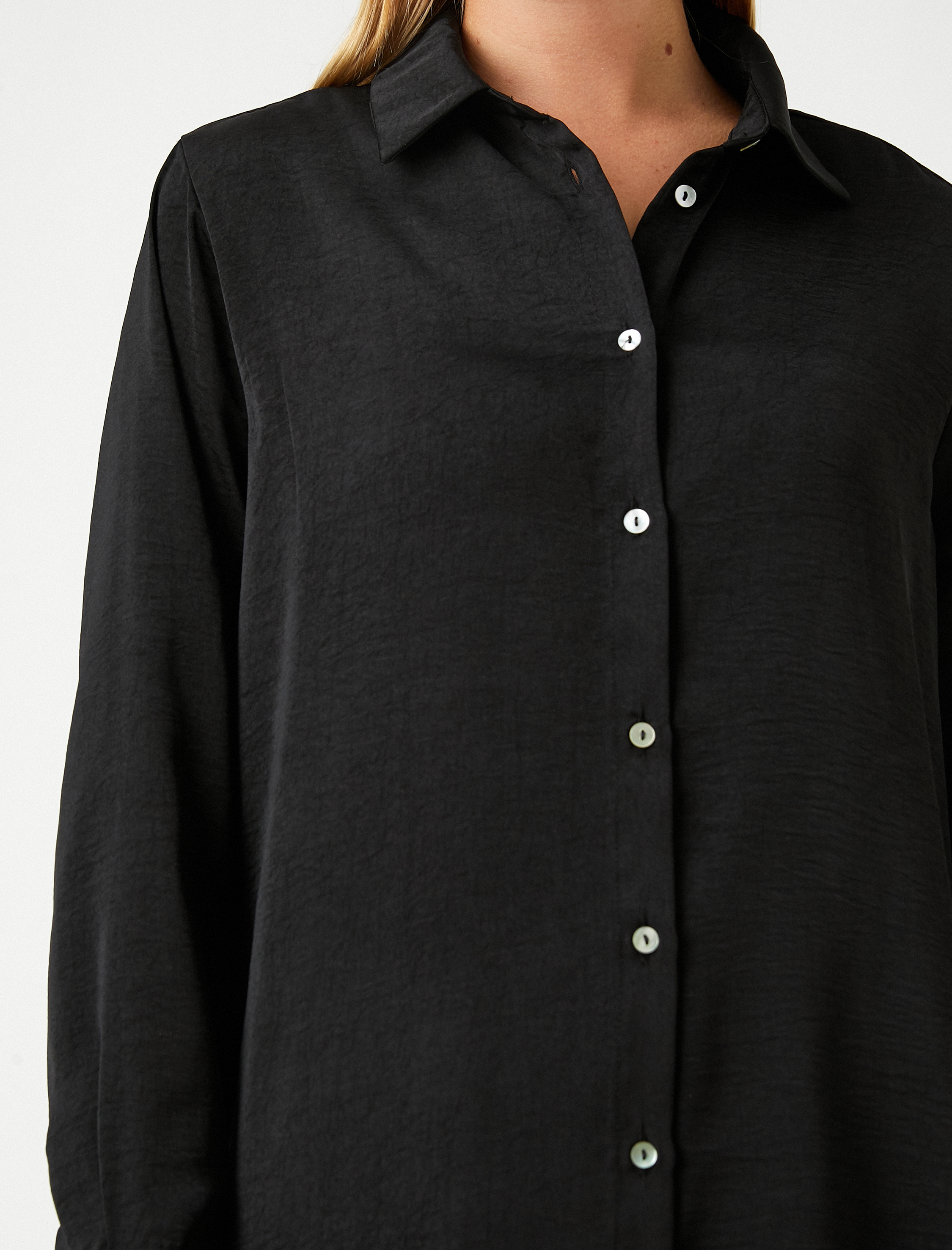   Basic Gömlek Uzun Kollu