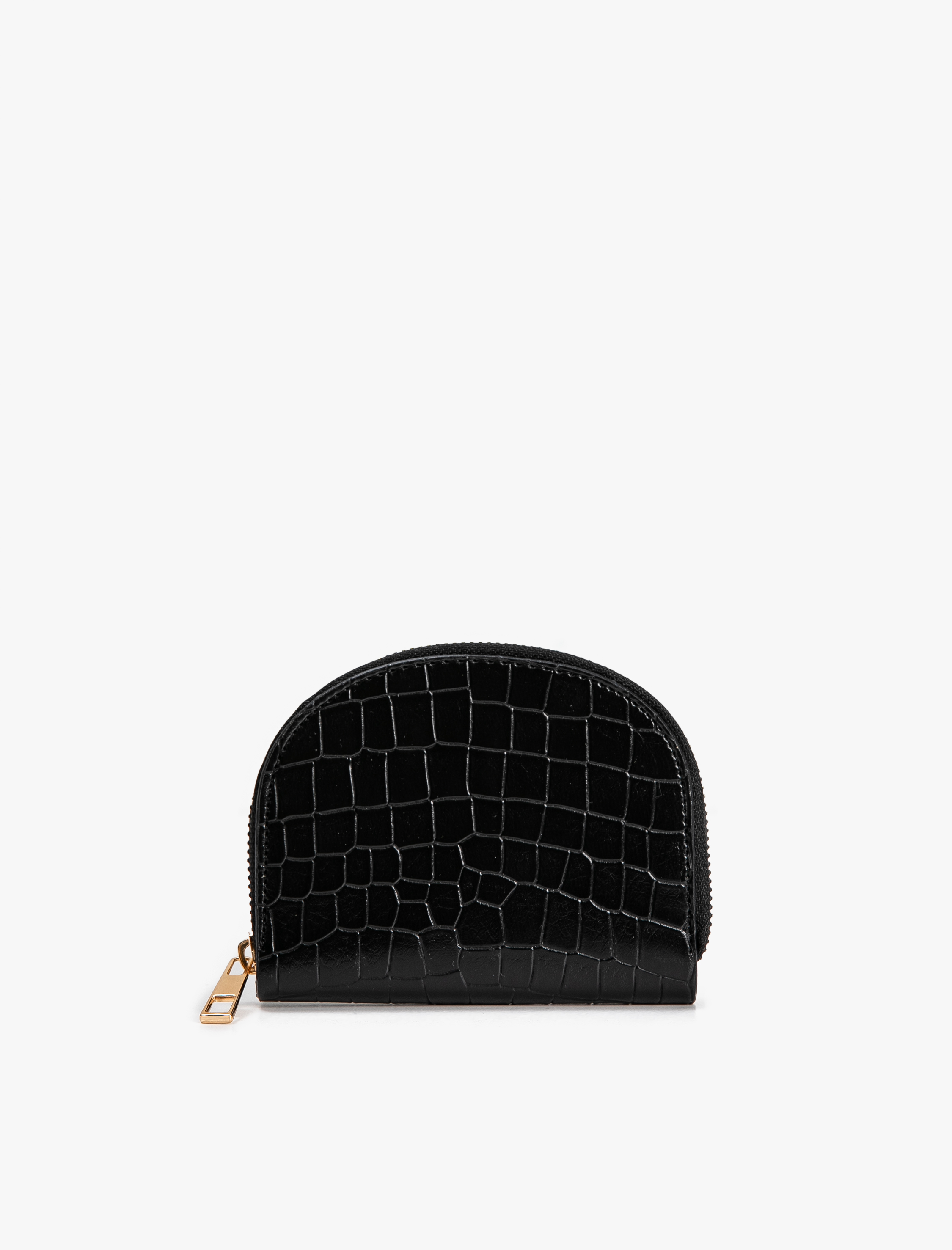  Kadın Timsah Derisi Desenli Bozuk Para Cüzdanı Suni Deri