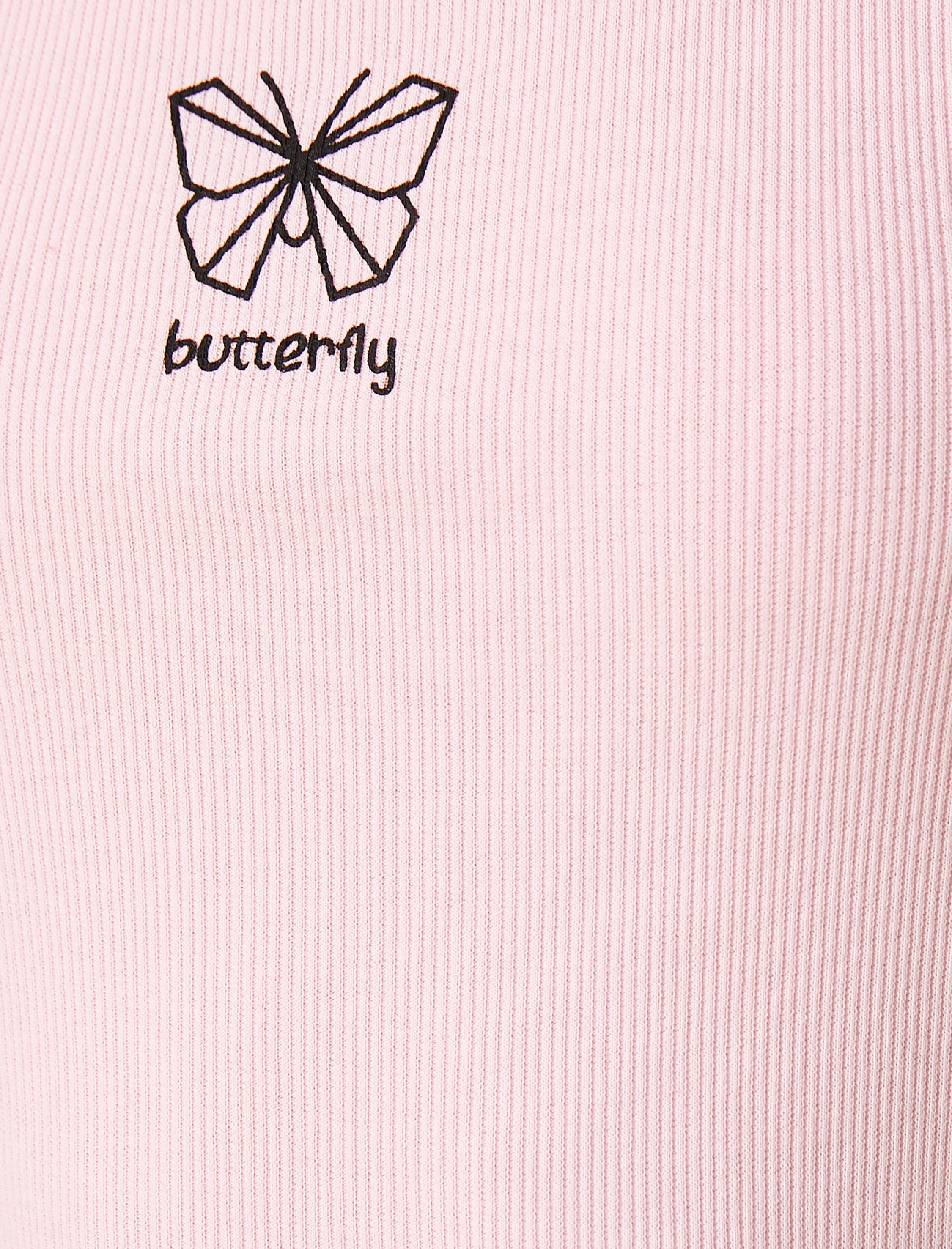   Halter Yaka Kelebek Baskılı Atlet