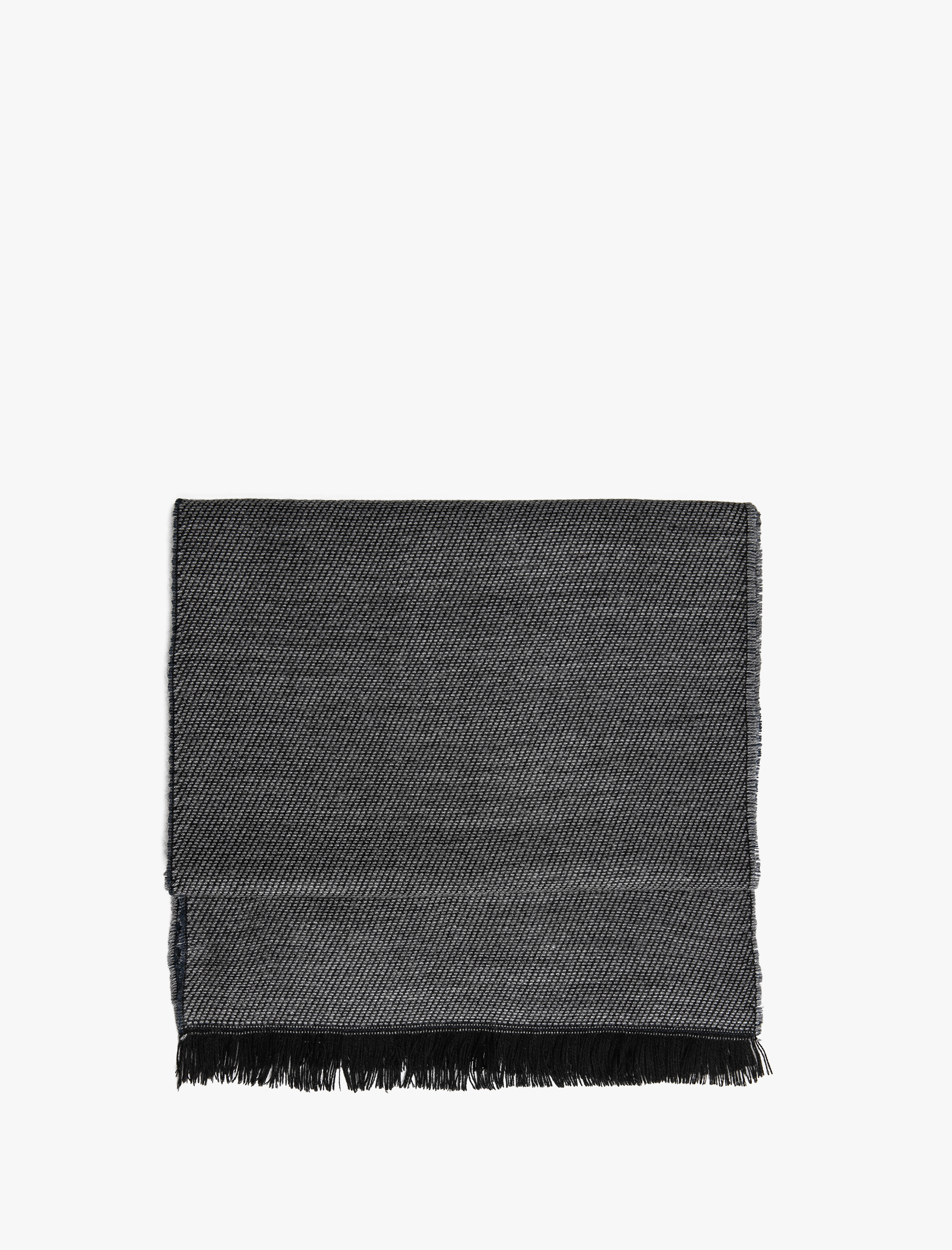  Erkek Basic Uzun Atkı İnce Püskül Detaylı