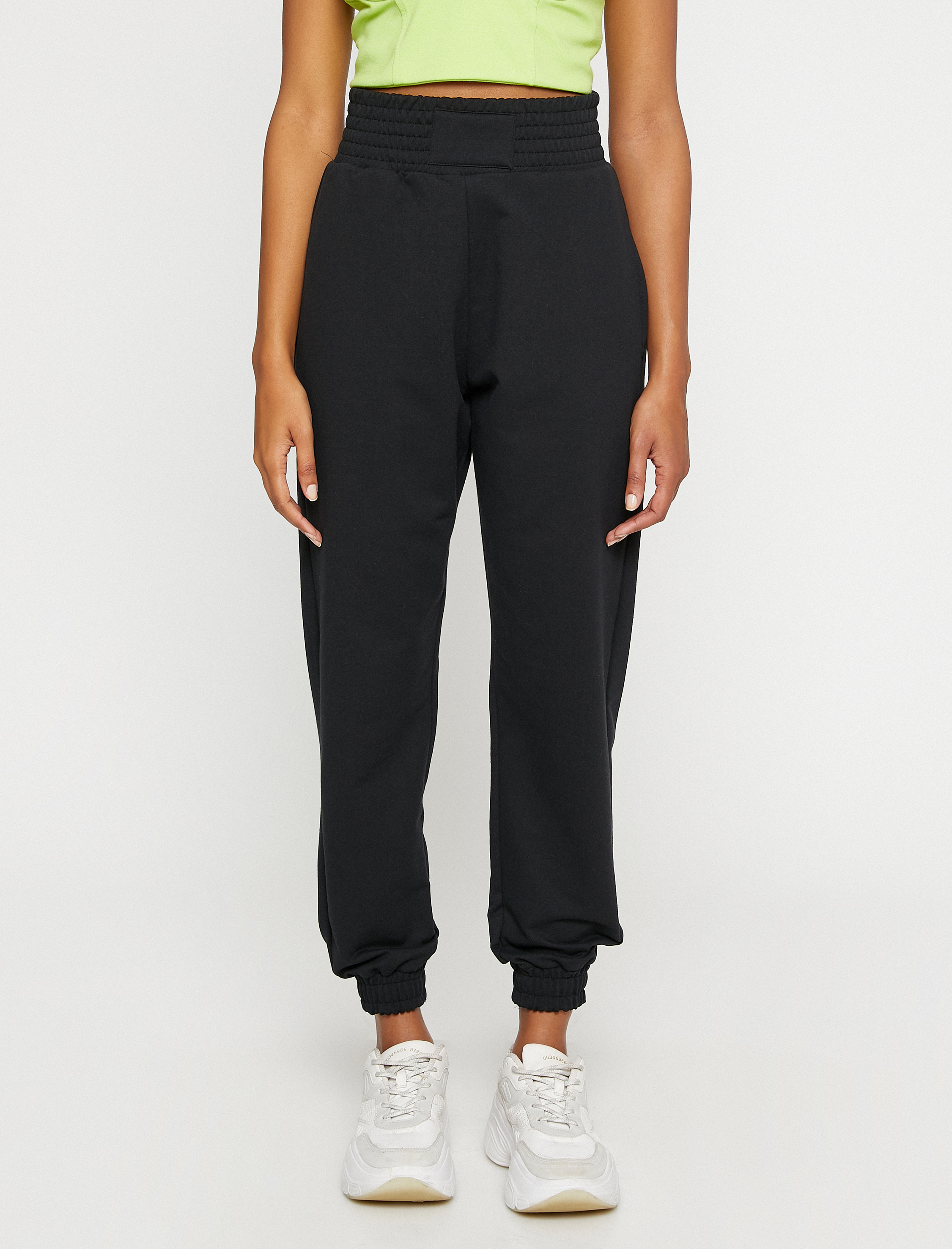   Jogger Eşofman Altı Cep Detaylı Ekstra Yüksek Bel