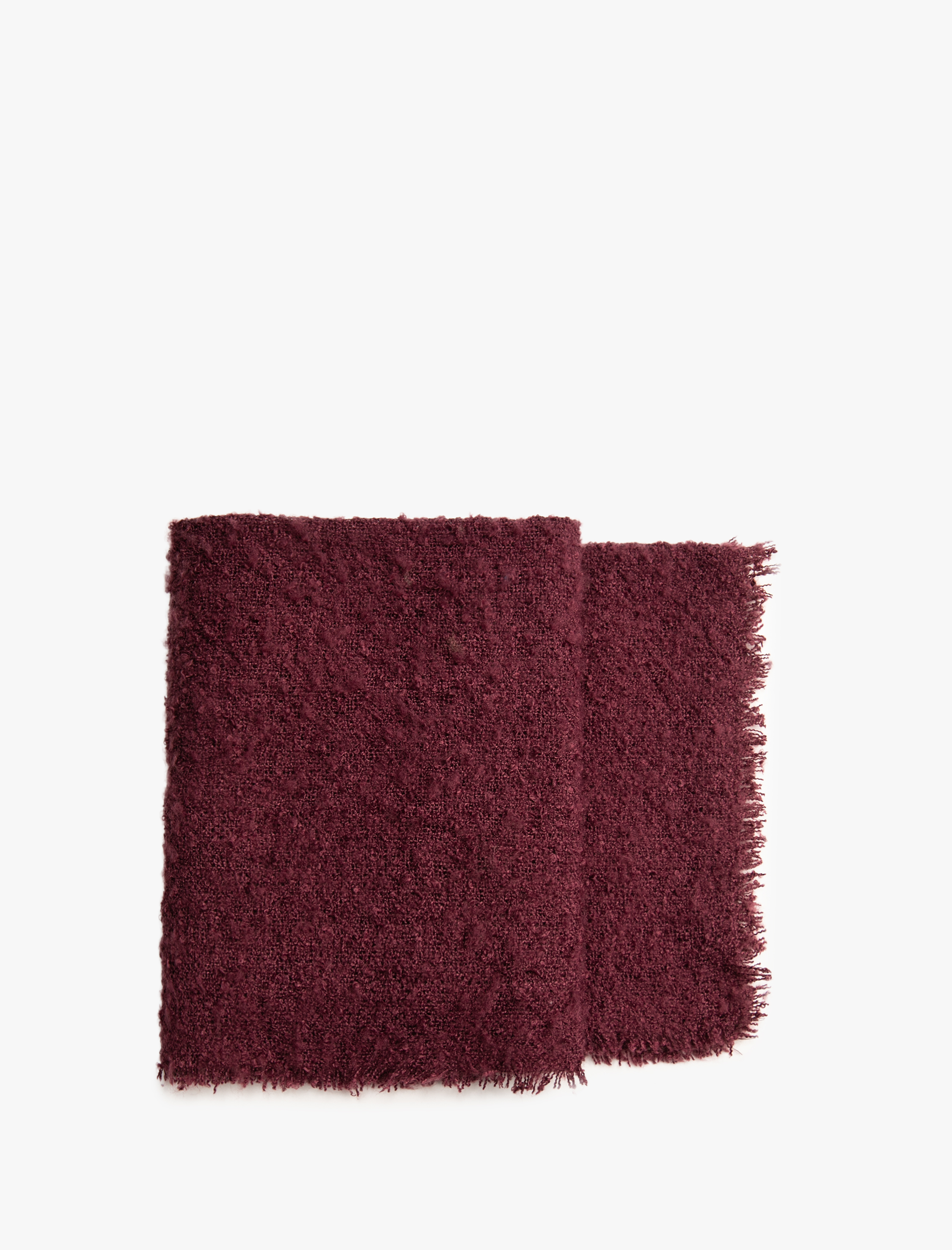  Kadın Basic Atkı Yumuşak Püsküllü