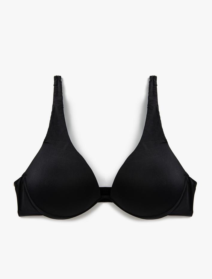  Push Up Sütyen Destekli Balenli Kaplı Dolgulu