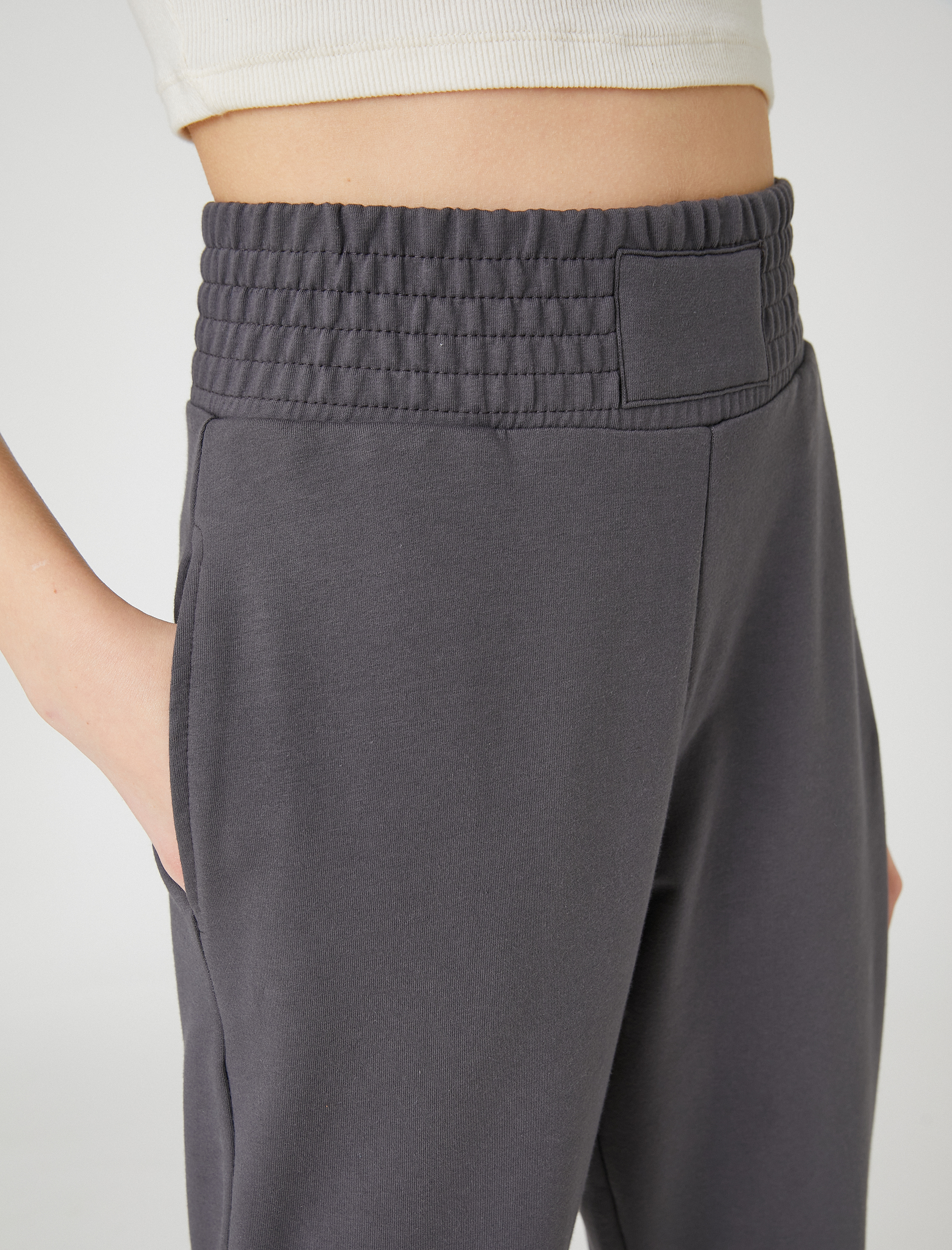   Jogger Eşofman Altı Cep Detaylı Ekstra Yüksek Bel