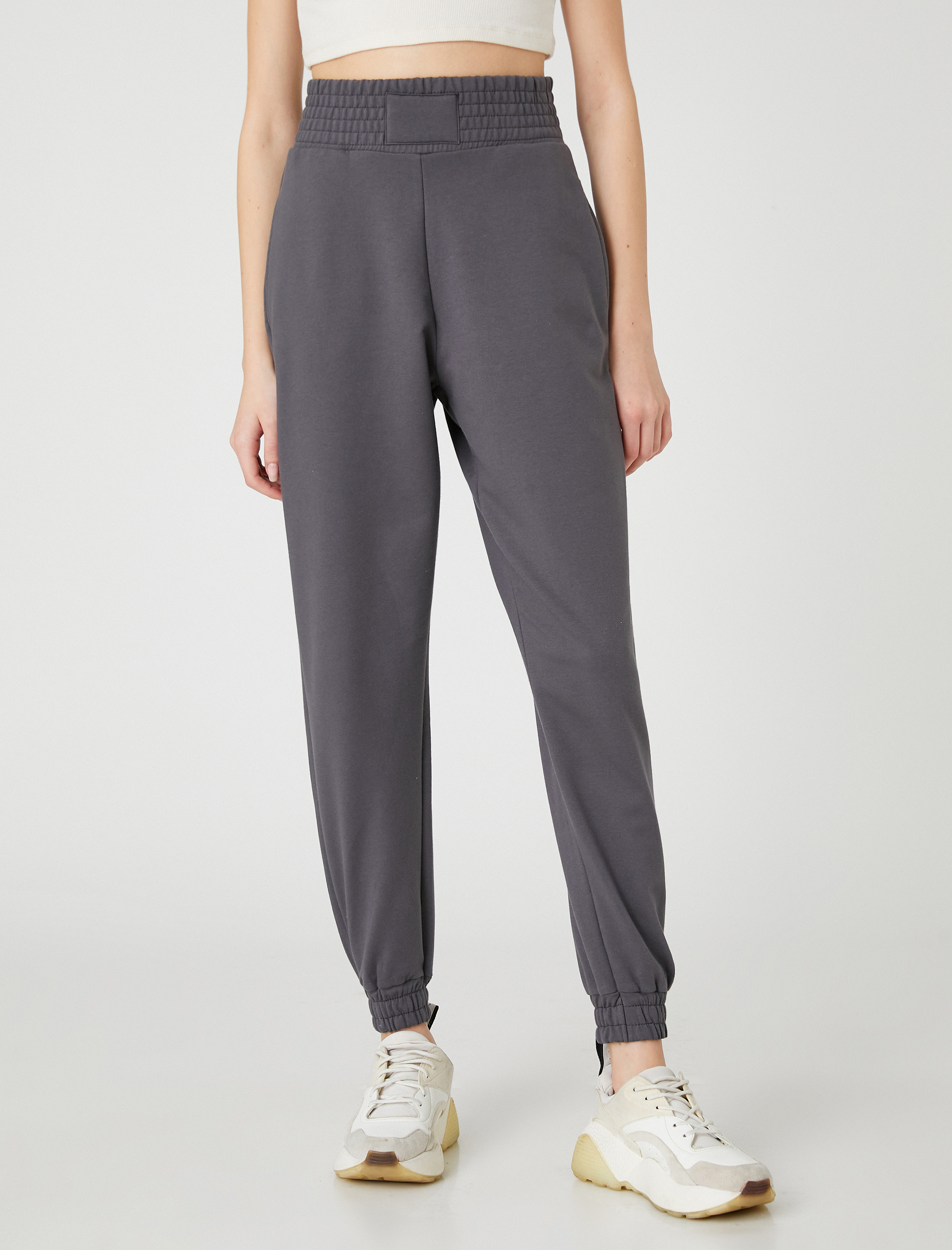   Jogger Eşofman Altı Cep Detaylı Ekstra Yüksek Bel