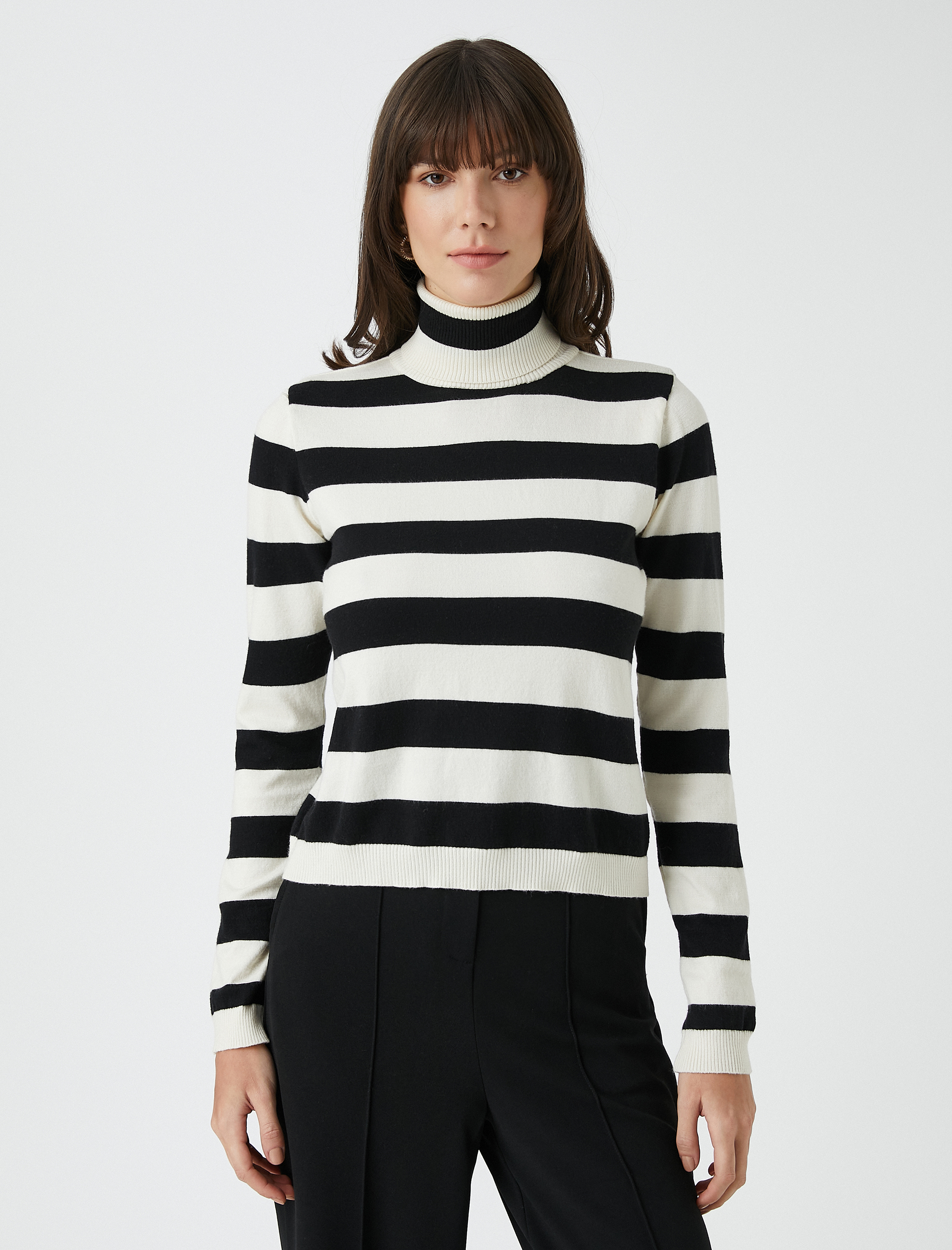   Boğazlı Kazak Dar Kesim