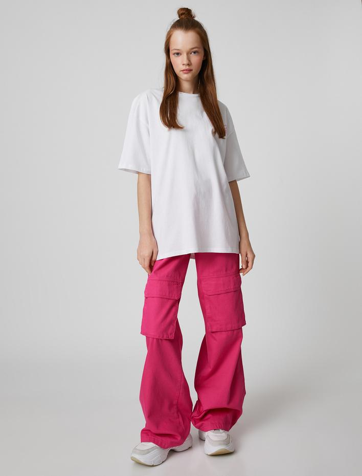  Oversize Anime Tişört Baskılı Oversize Kısa Kollu